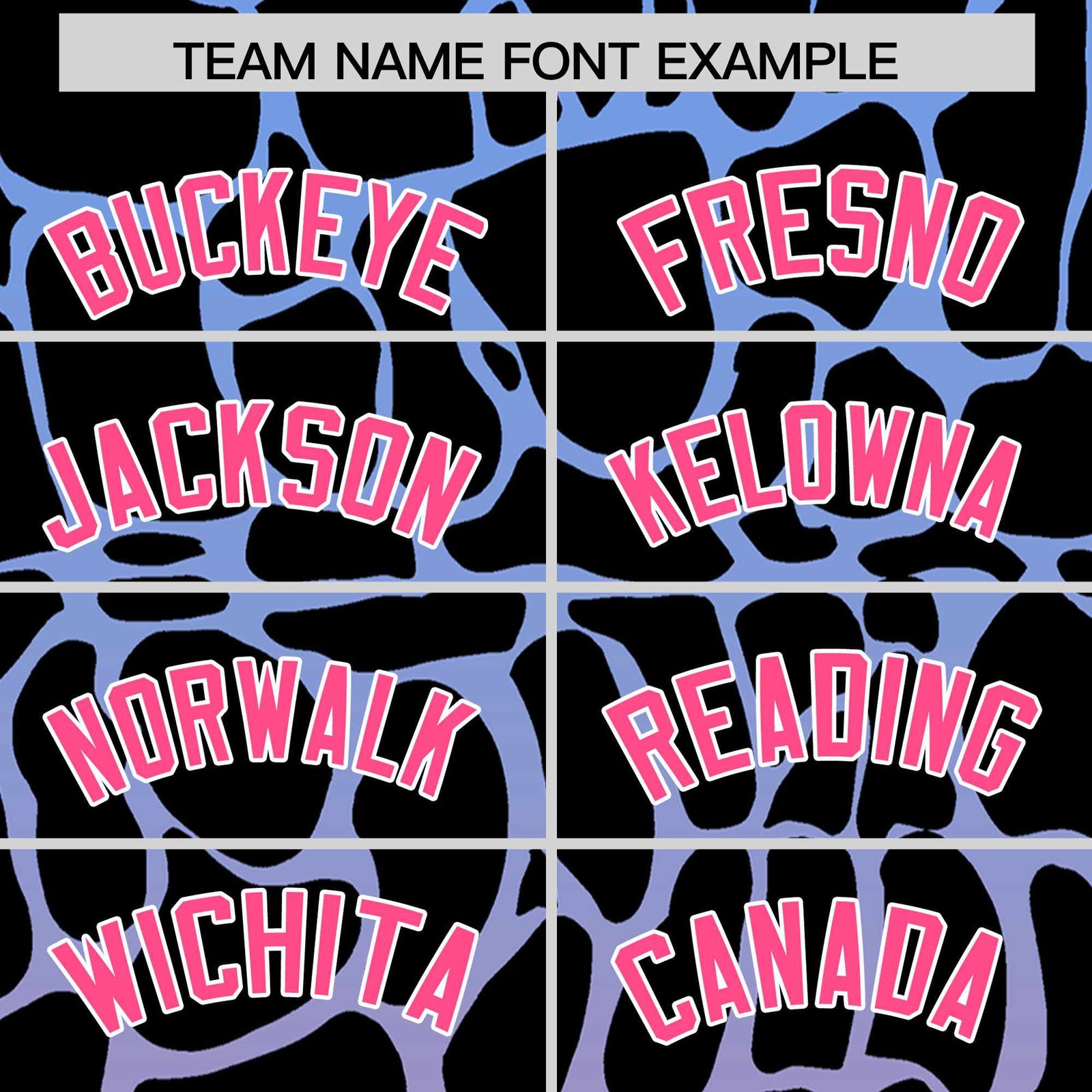 Custom Light Blue Pink Giraffe Graffiti Pattern Authentic Baseball Jersey