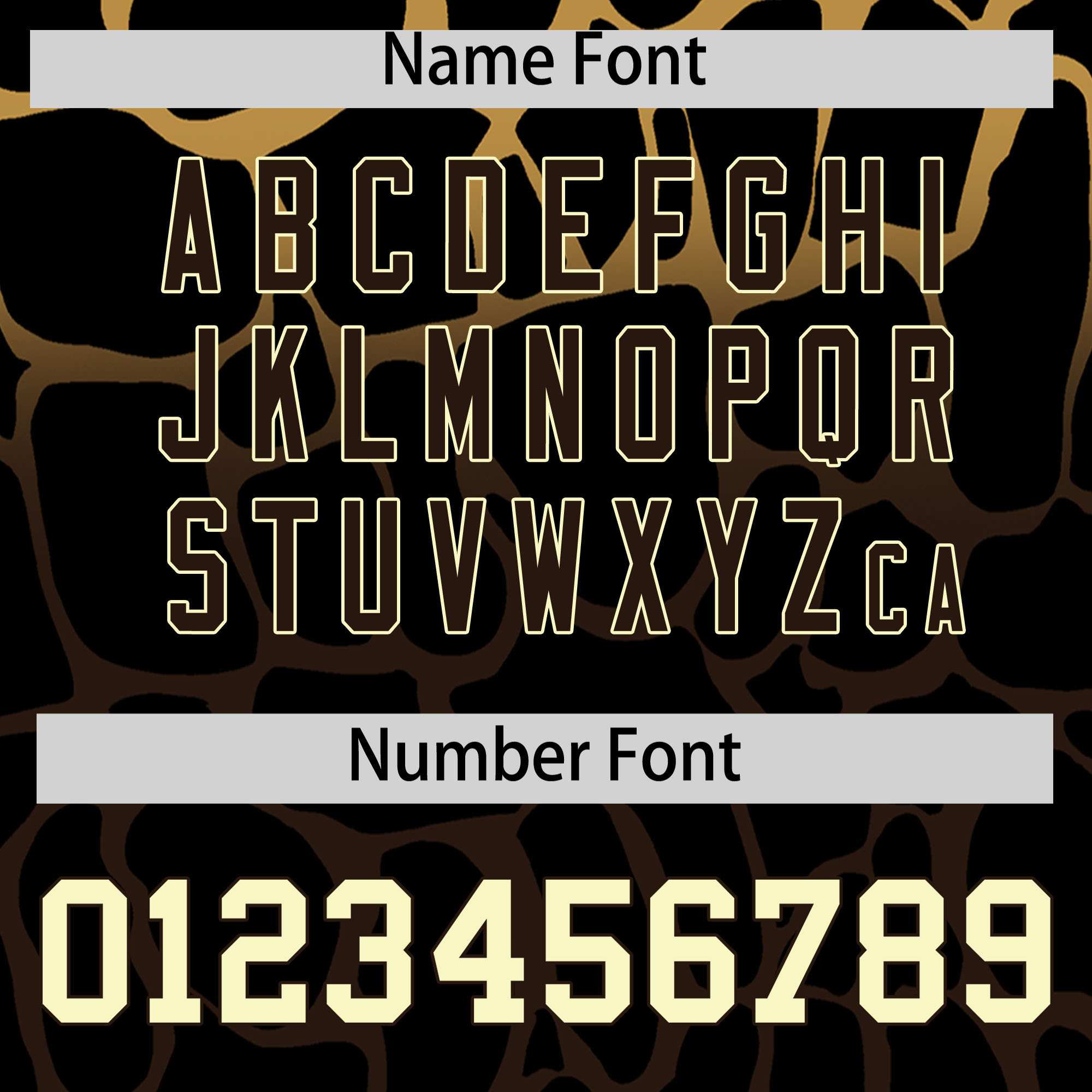 Custom Old Gold Brown Giraffe Graffiti Pattern Authentic Baseball Jersey