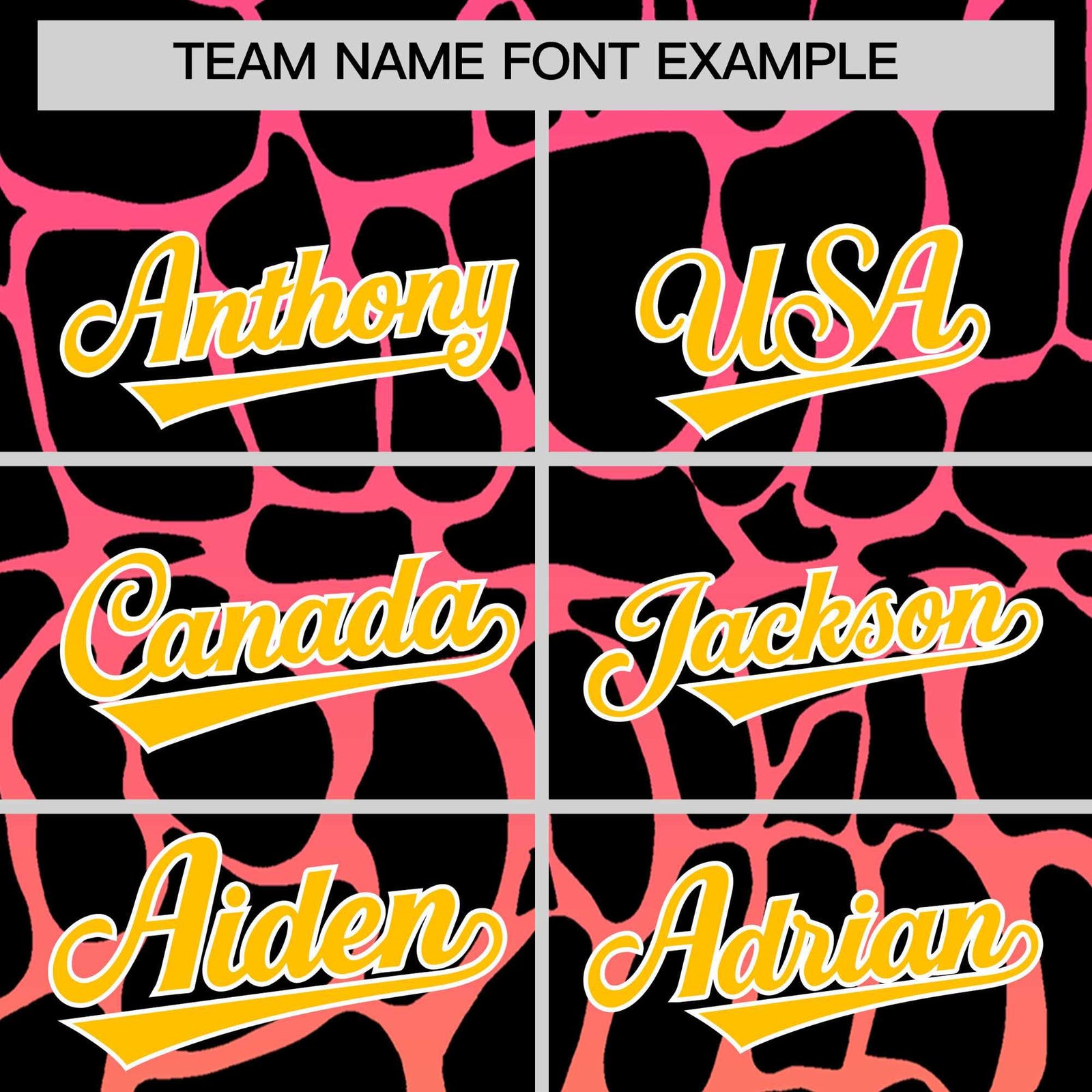 Custom Pink Gold Giraffe Graffiti Pattern Authentic Baseball Jersey