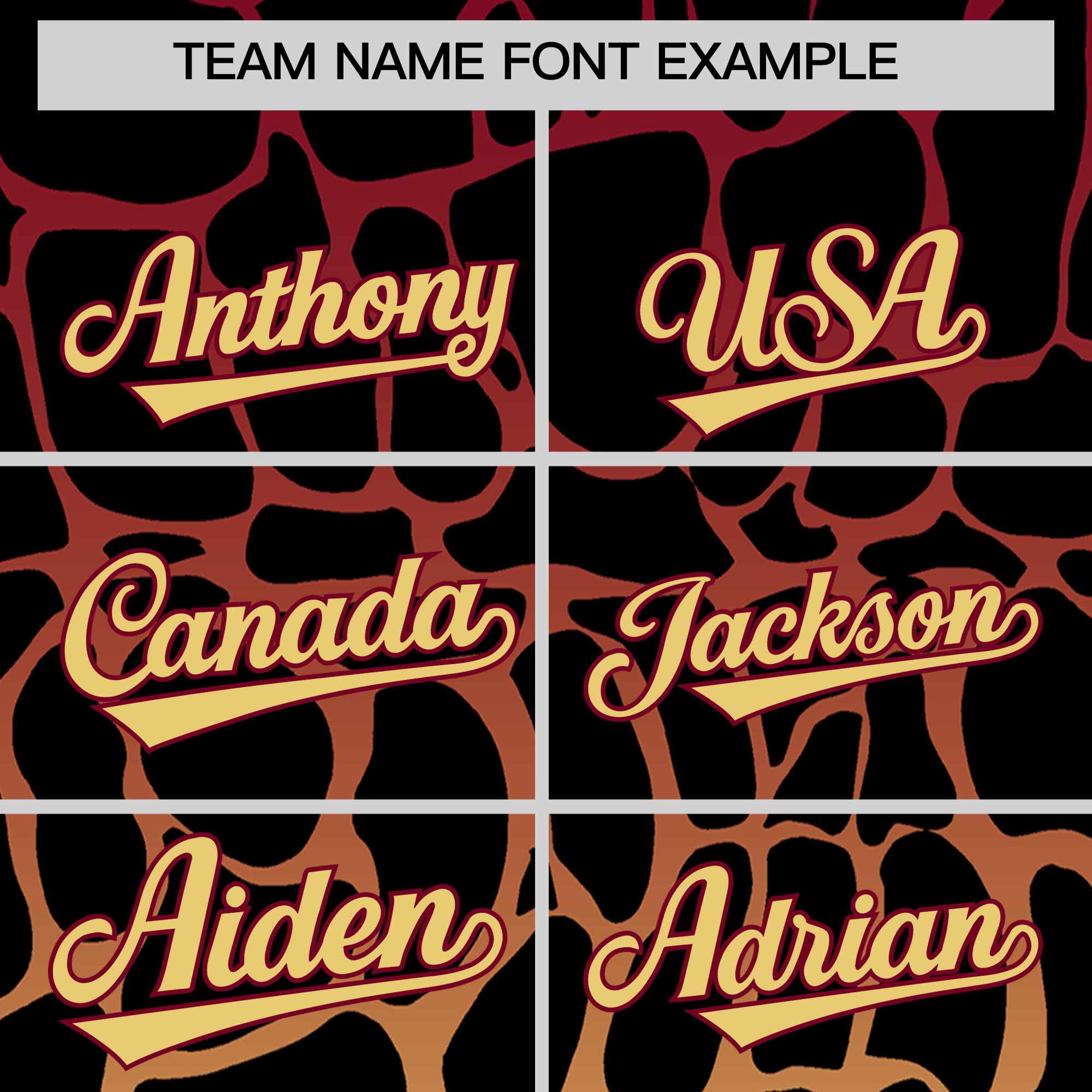 Custom Crimson Khaki Giraffe Graffiti Pattern Authentic Baseball Jersey