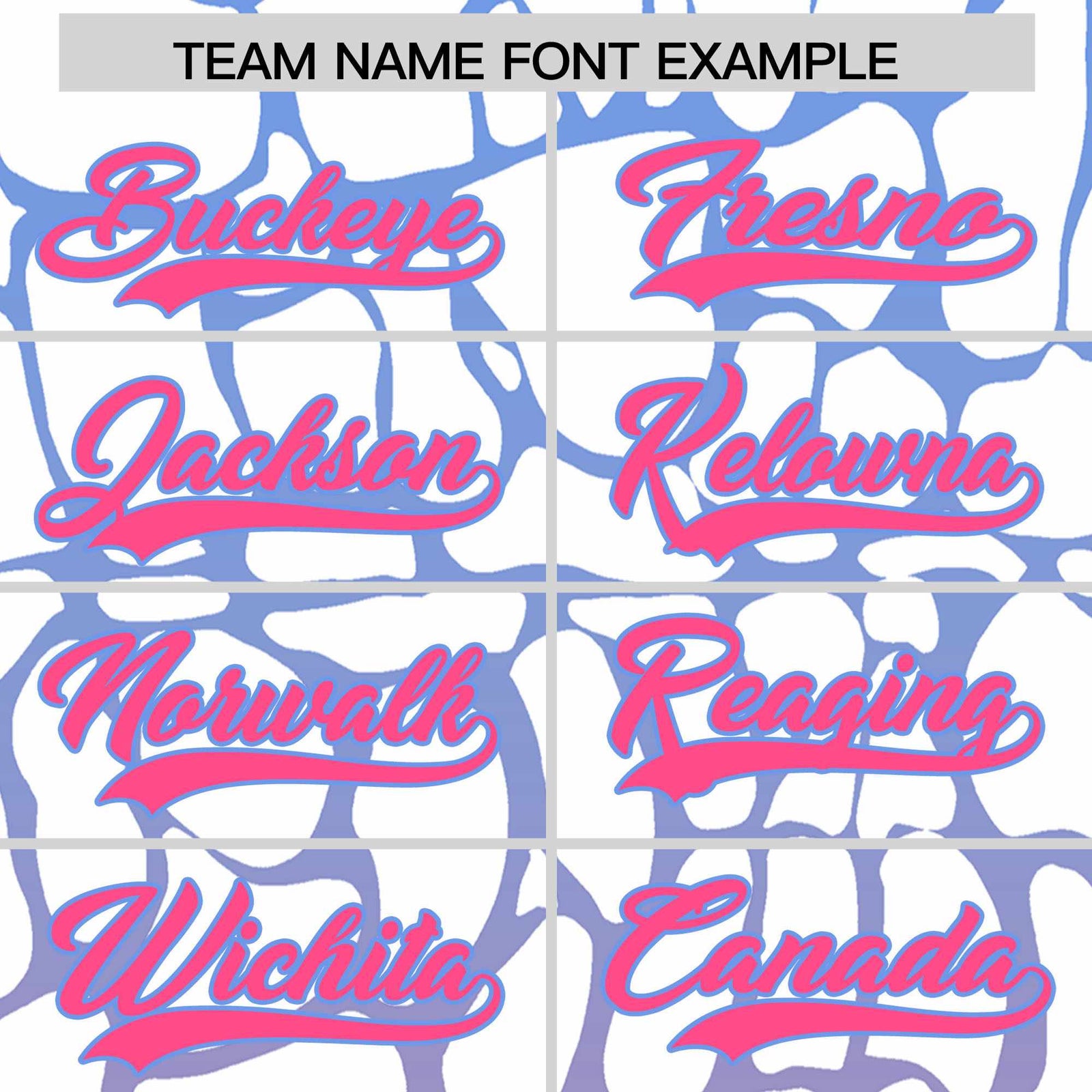 Custom Light Blue Pink Giraffe Graffiti Pattern Authentic Baseball Jersey