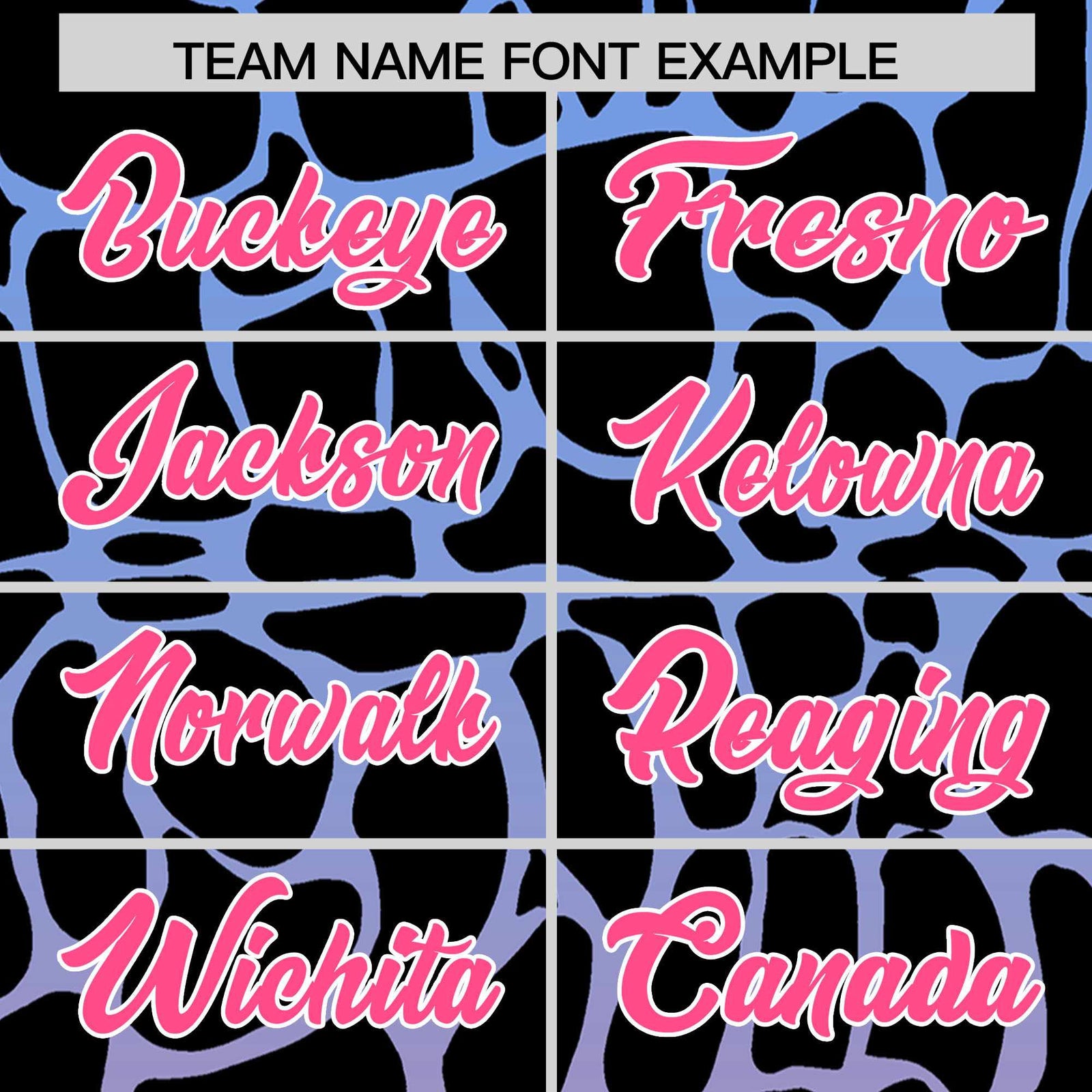 Custom Light Blue Pink Giraffe Graffiti Pattern Authentic Baseball Jersey