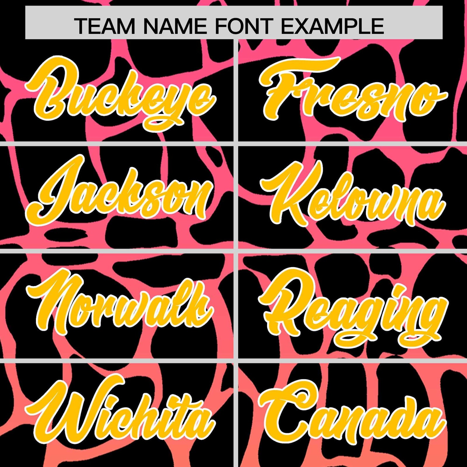 Custom Pink Gold Giraffe Graffiti Pattern Authentic Baseball Jersey