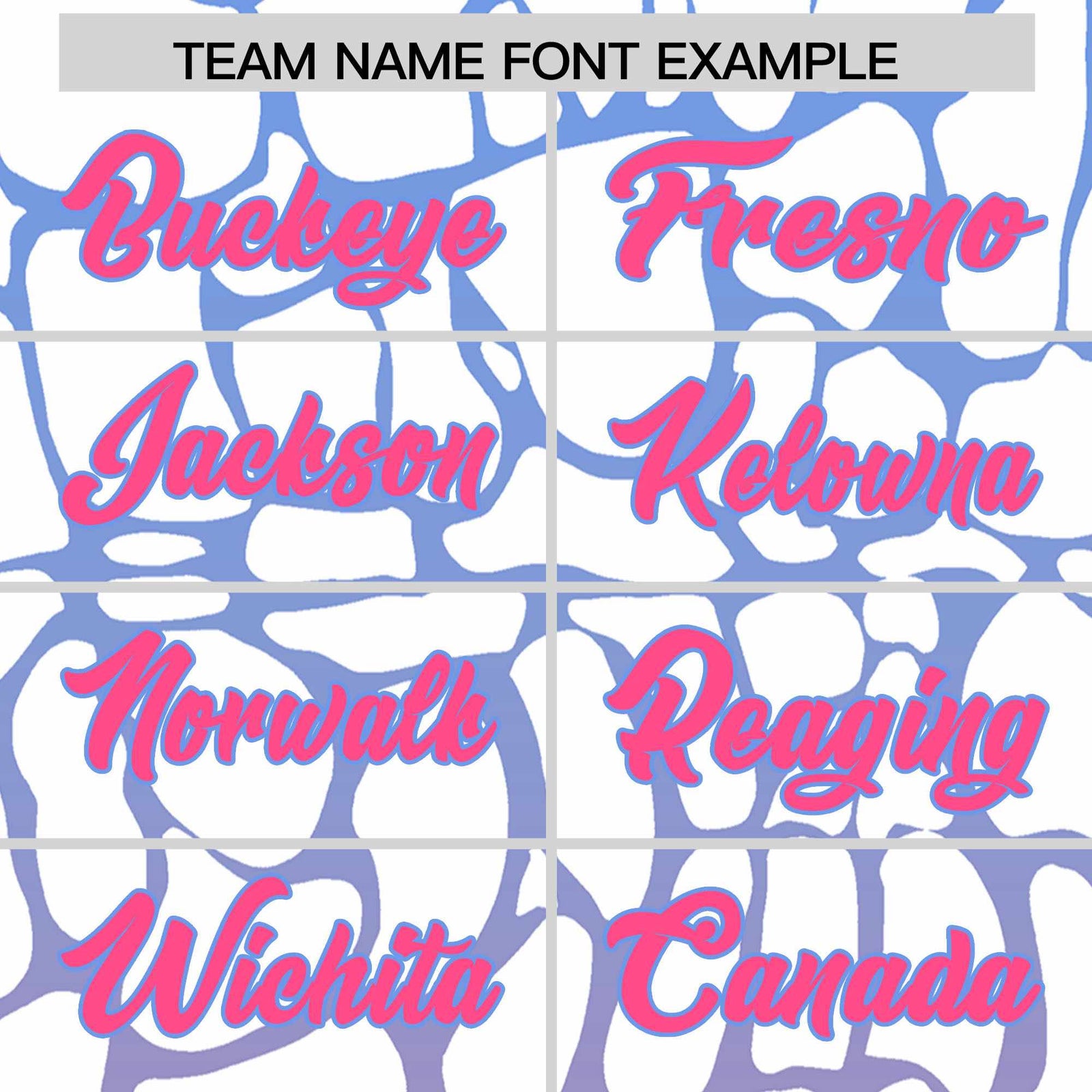 Custom Light Blue Pink Giraffe Graffiti Pattern Authentic Baseball Jersey