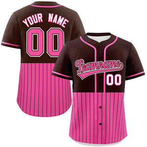 Pink and black baseball jersey sales