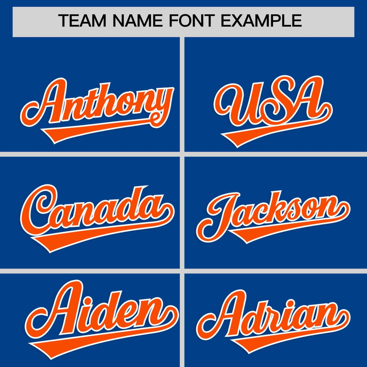 Custom Royal Orange Personalized Classic Authentic Baseball Jersey