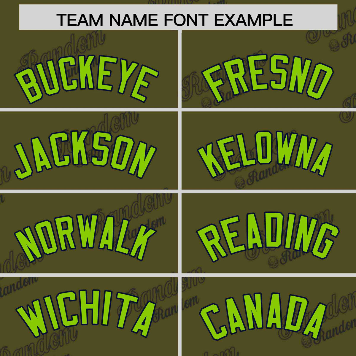 Custom Olive Neon Green Full Button Text Graffiti Pattern Authentic Baseball Jersey