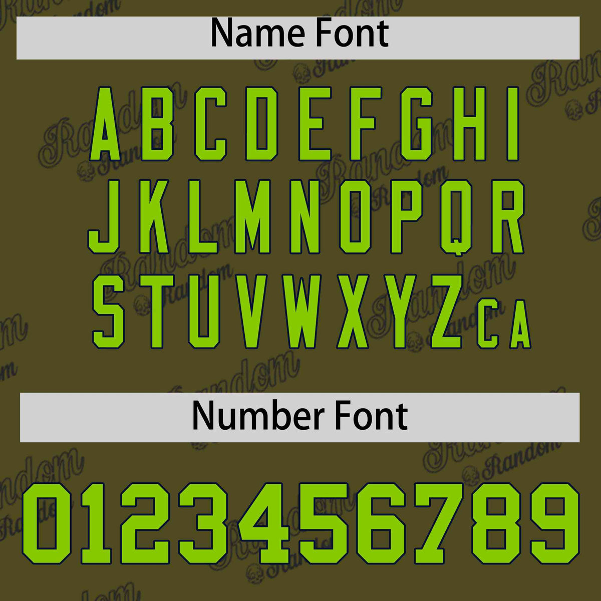 Custom Olive Neon Green Full Button Text Graffiti Pattern Authentic Baseball Jersey