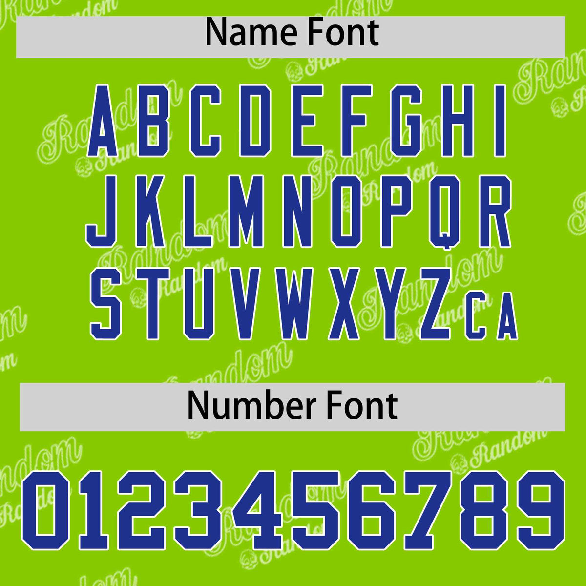 Custom Neon Green Royal Full Button Text Graffiti Pattern Authentic Baseball Jersey