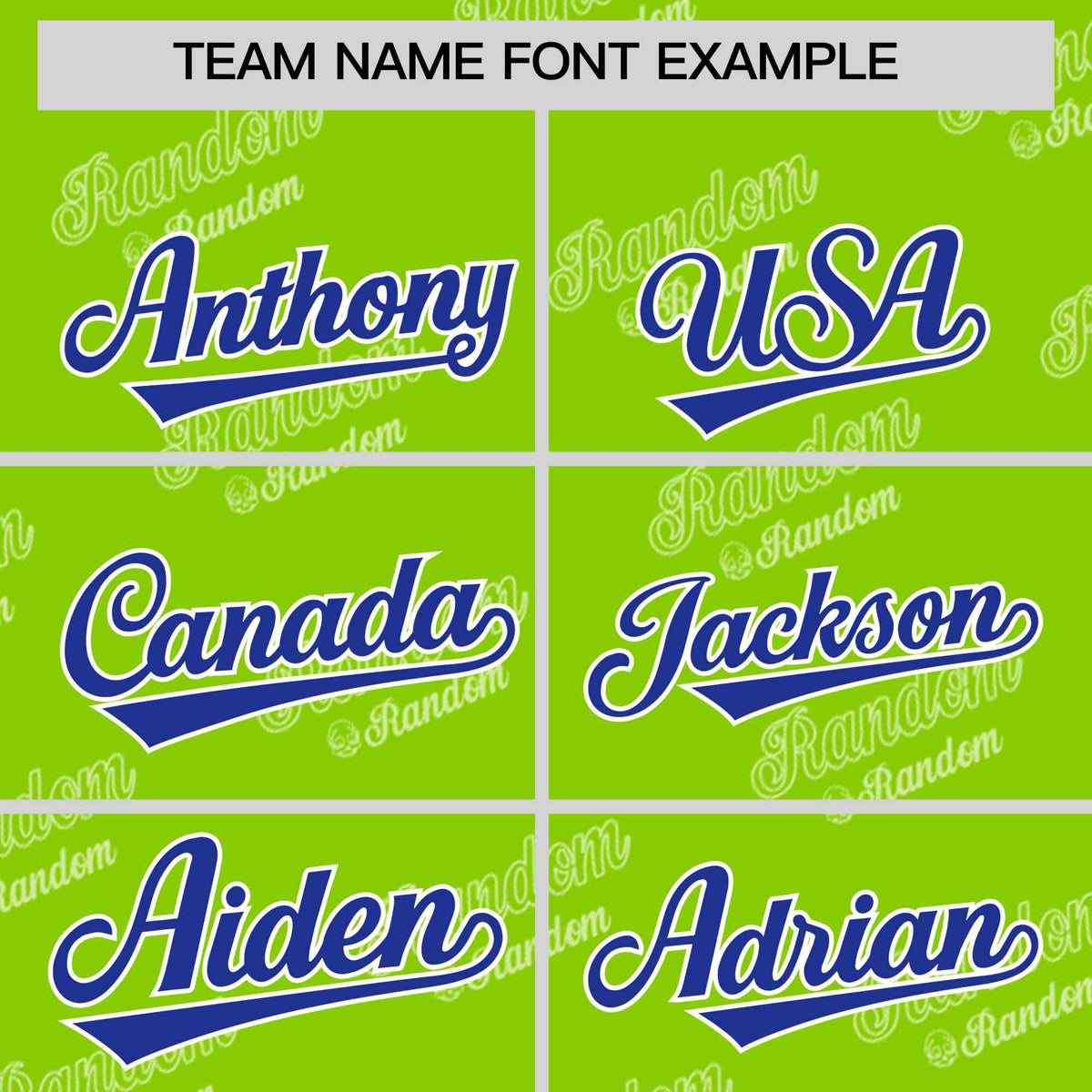 Custom Neon Green Royal Full Button Text Graffiti Pattern Authentic Baseball Jersey