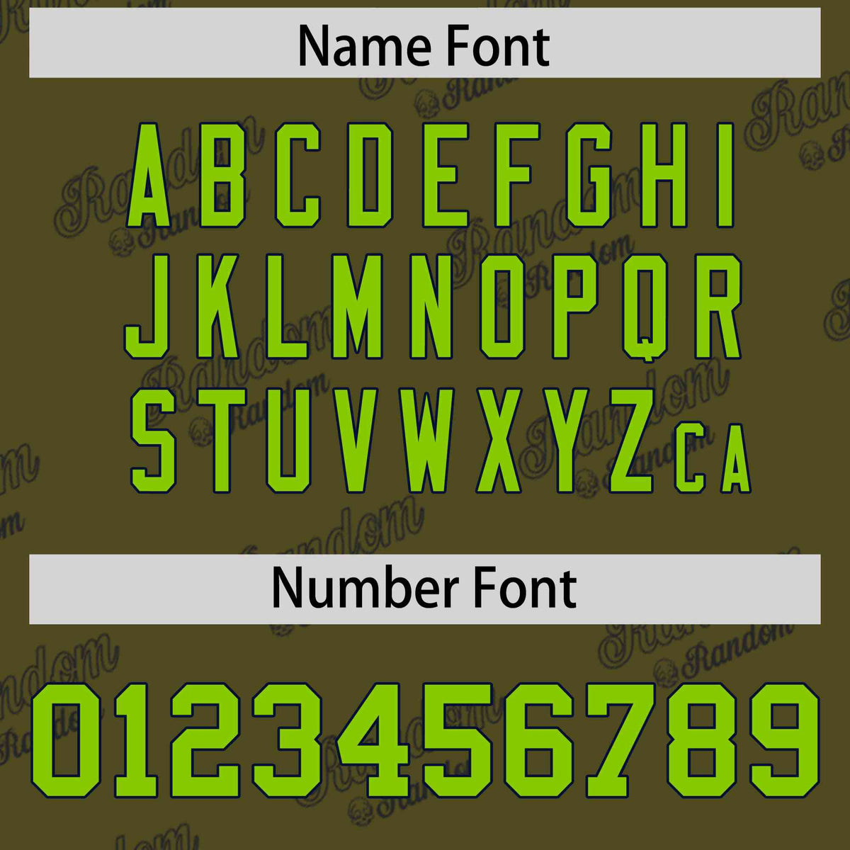 Custom Olive Neon Green Full Button Text Graffiti Pattern Authentic Baseball Jersey