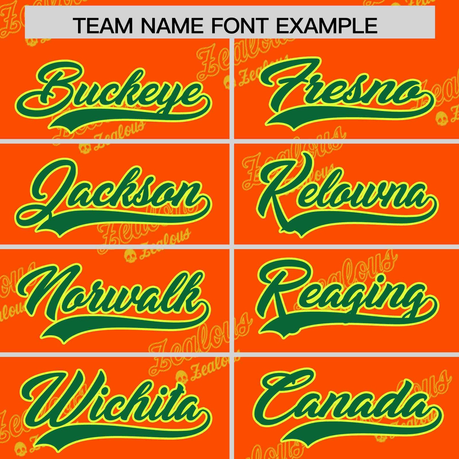 Custom Orange Kelly Green Full Button Text Graffiti Pattern Authentic Baseball Jersey