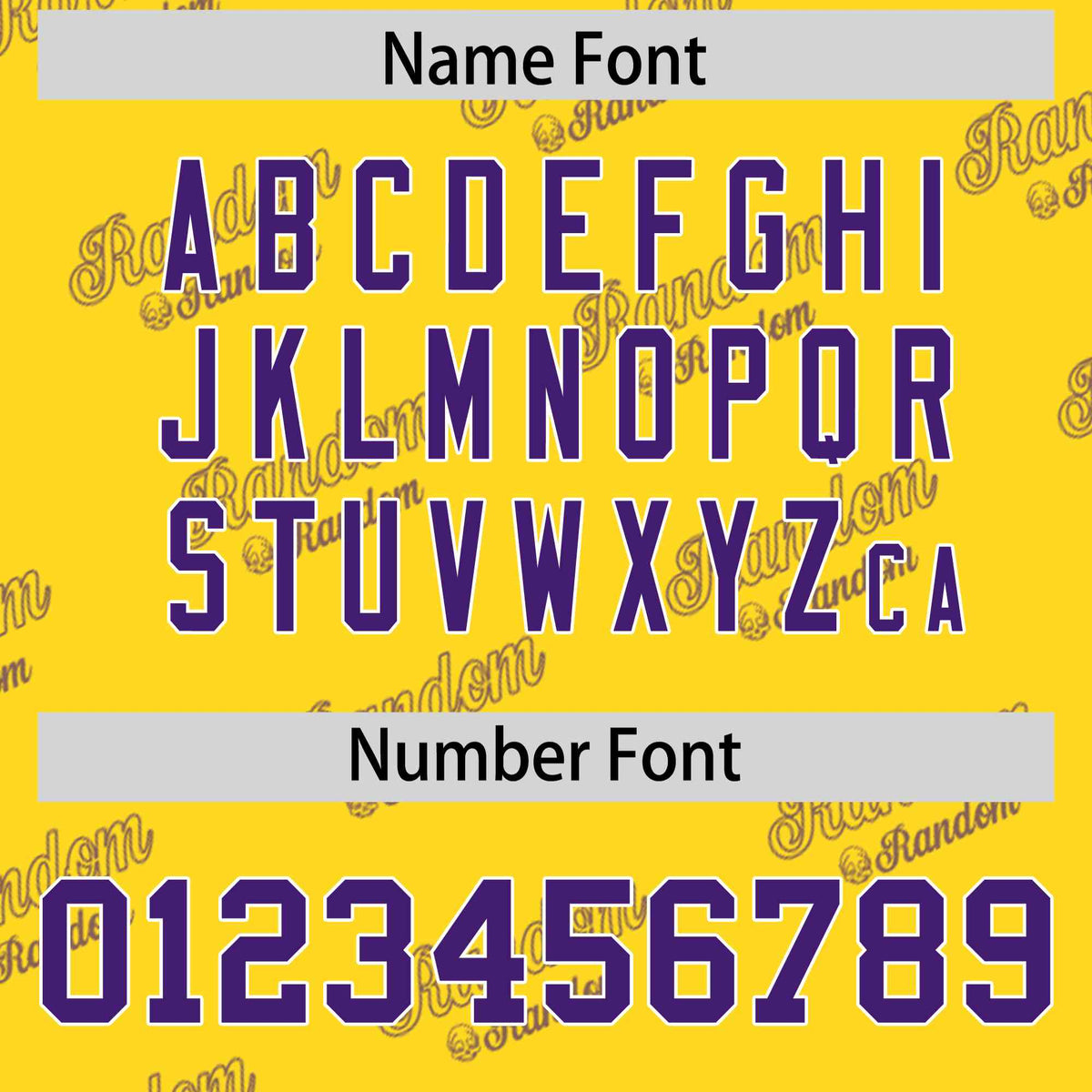 Custom Gold Purple Full Button Text Graffiti Pattern Authentic Baseball Jersey