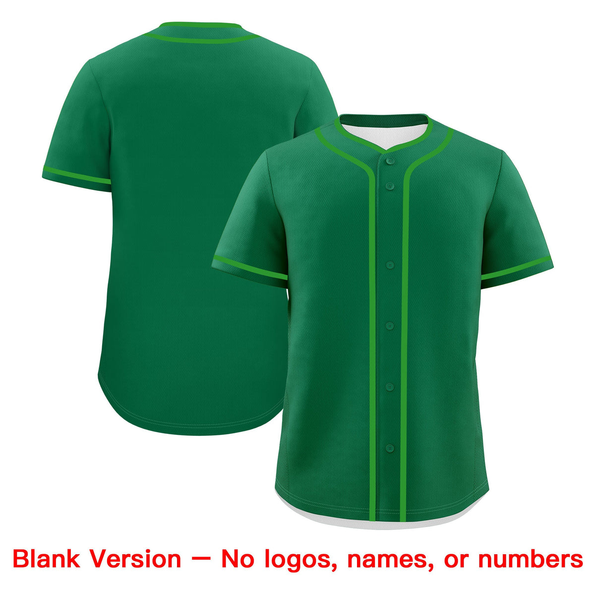 Custom Kelly Green White Light Green Classic Style Father's Day Quick Dry Baseball Jersey| KXKSHOP
