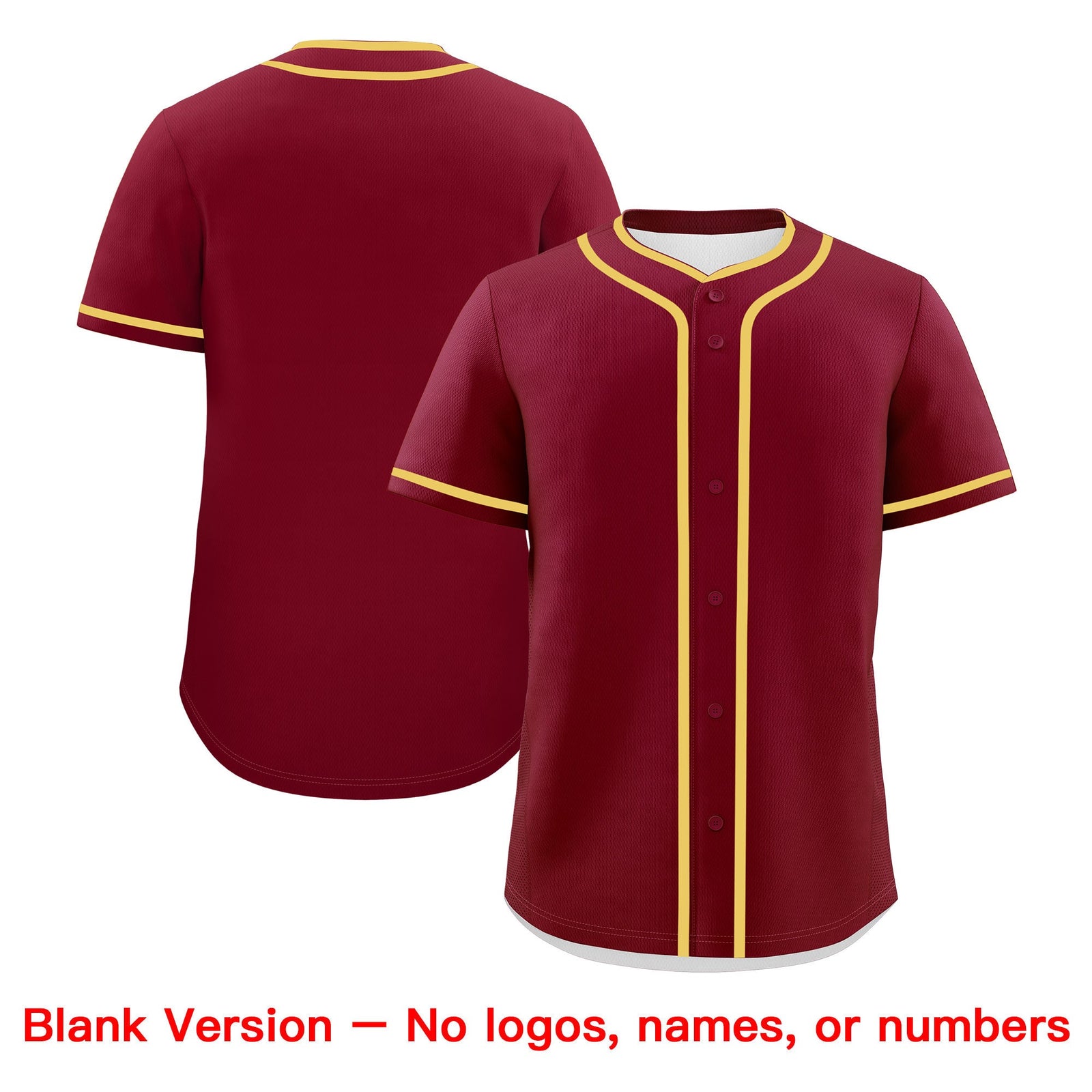 Custom Crimson Khaki Classic Style Father's Day Quick Dry Baseball Jersey| KXKSHOP