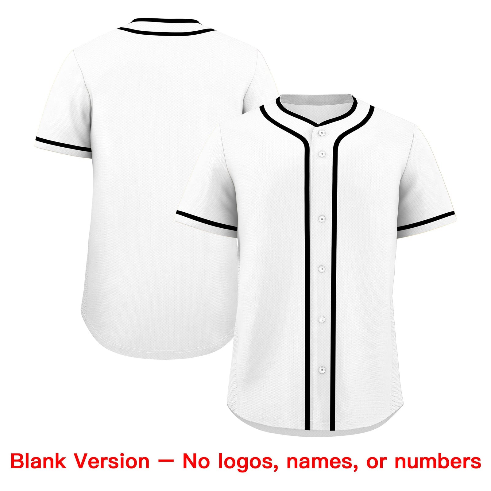 Custom White Black Classic Style Father's Day Quick Dry Baseball Jersey| KXKSHOP