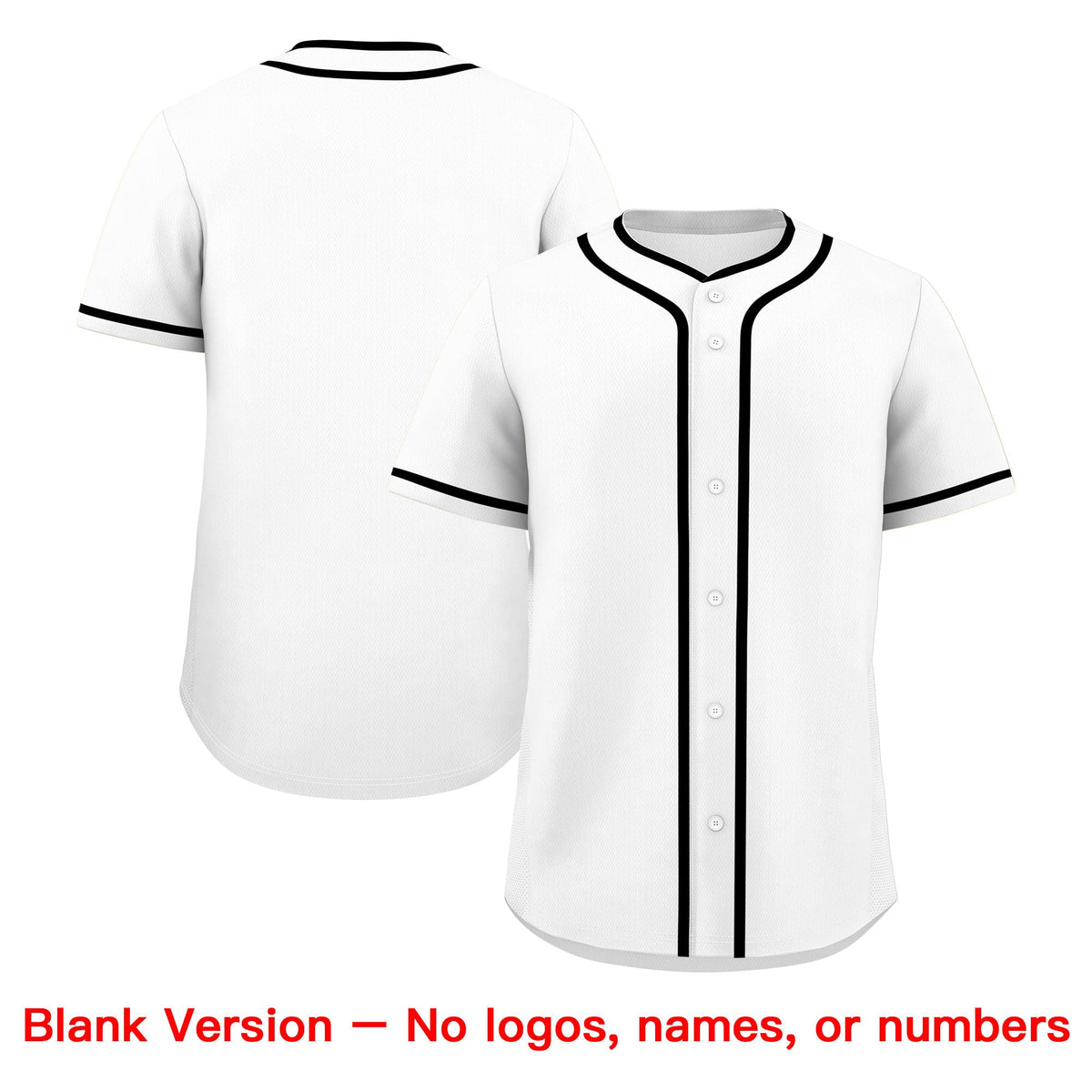 Custom White Black Classic Style Father's Day Quick Dry Baseball Jersey| KXKSHOP