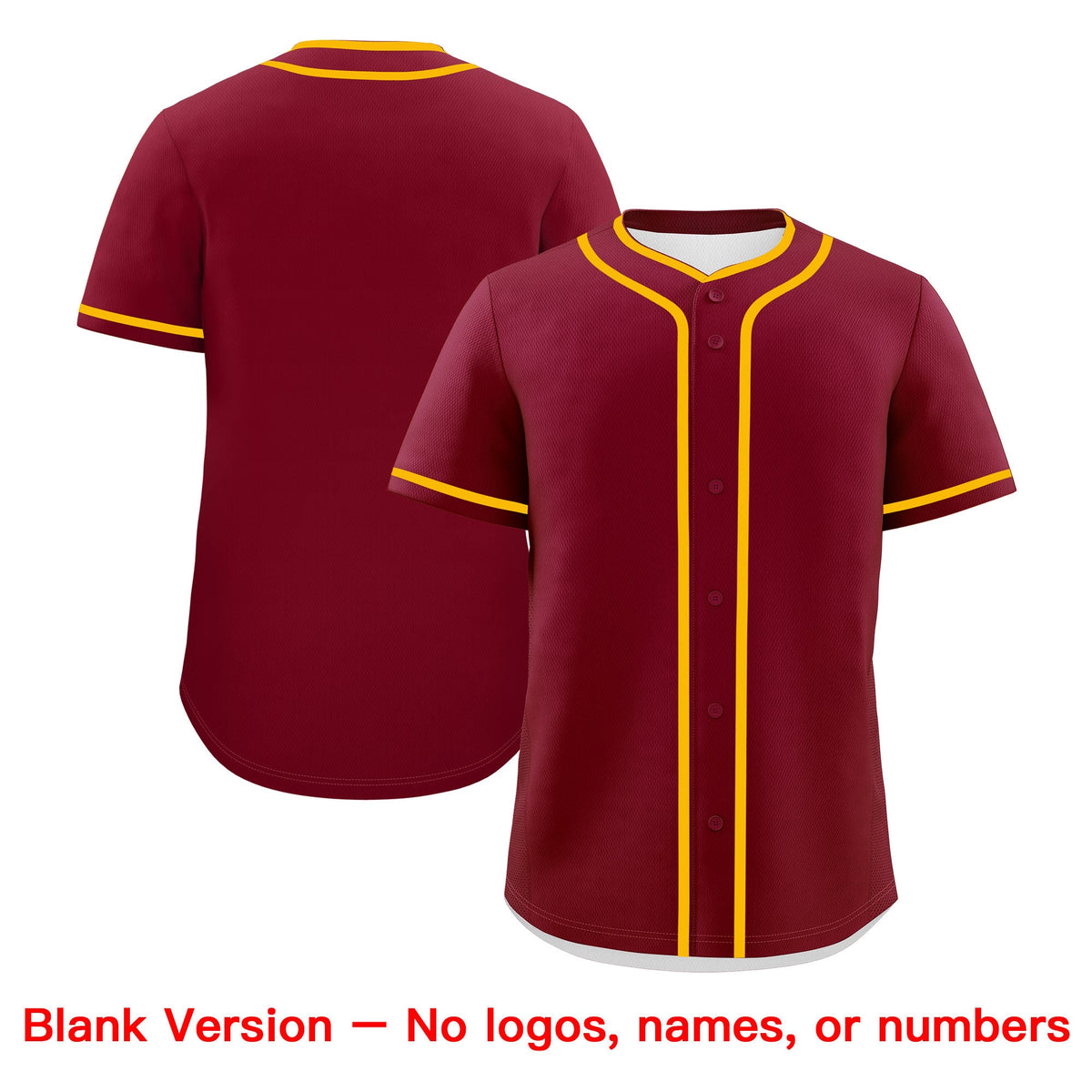 Custom Crimson Black White Classic Style Father's Day Quick Dry Baseball Jersey| KXKSHOP