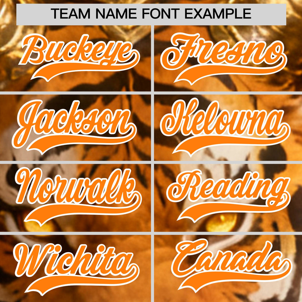 Custom Yellow Orange White Tiger Animal Series Personalization Graffiti Pattern Baseball Jersey| KXKSHOP