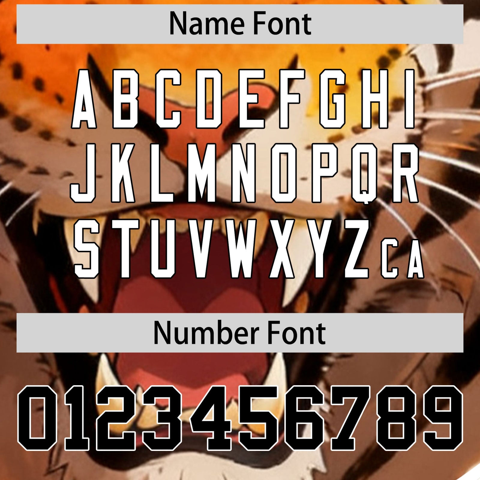 Custom Yellow Black White Tiger Animal Series Personalization Graffiti Pattern Baseball Jersey| KXKSHOP