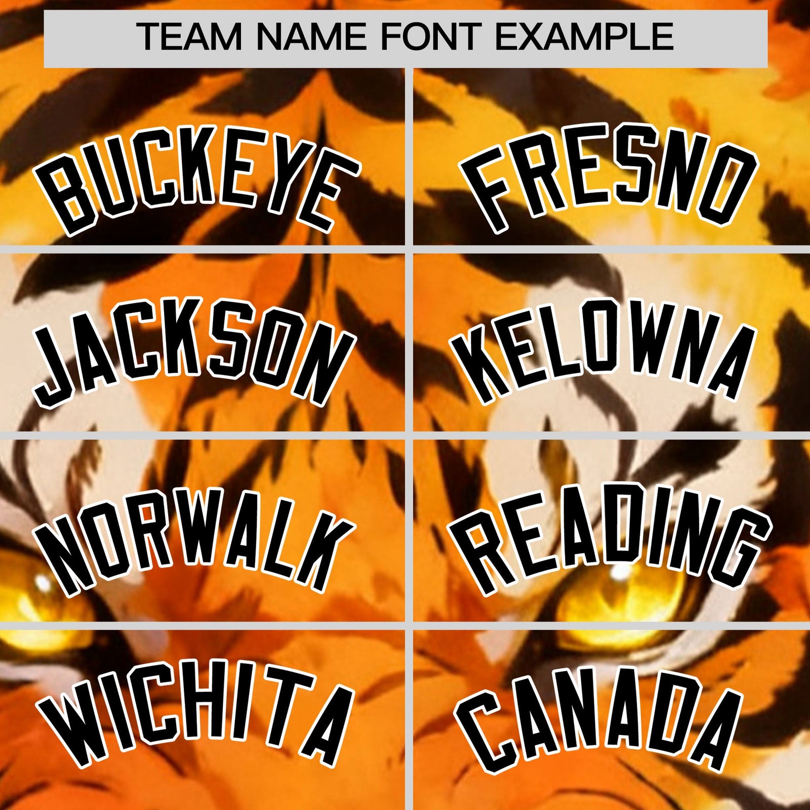 Custom Yellow Black White Tiger Animal Series Personalization Graffiti Pattern Baseball Jersey| KXKSHOP