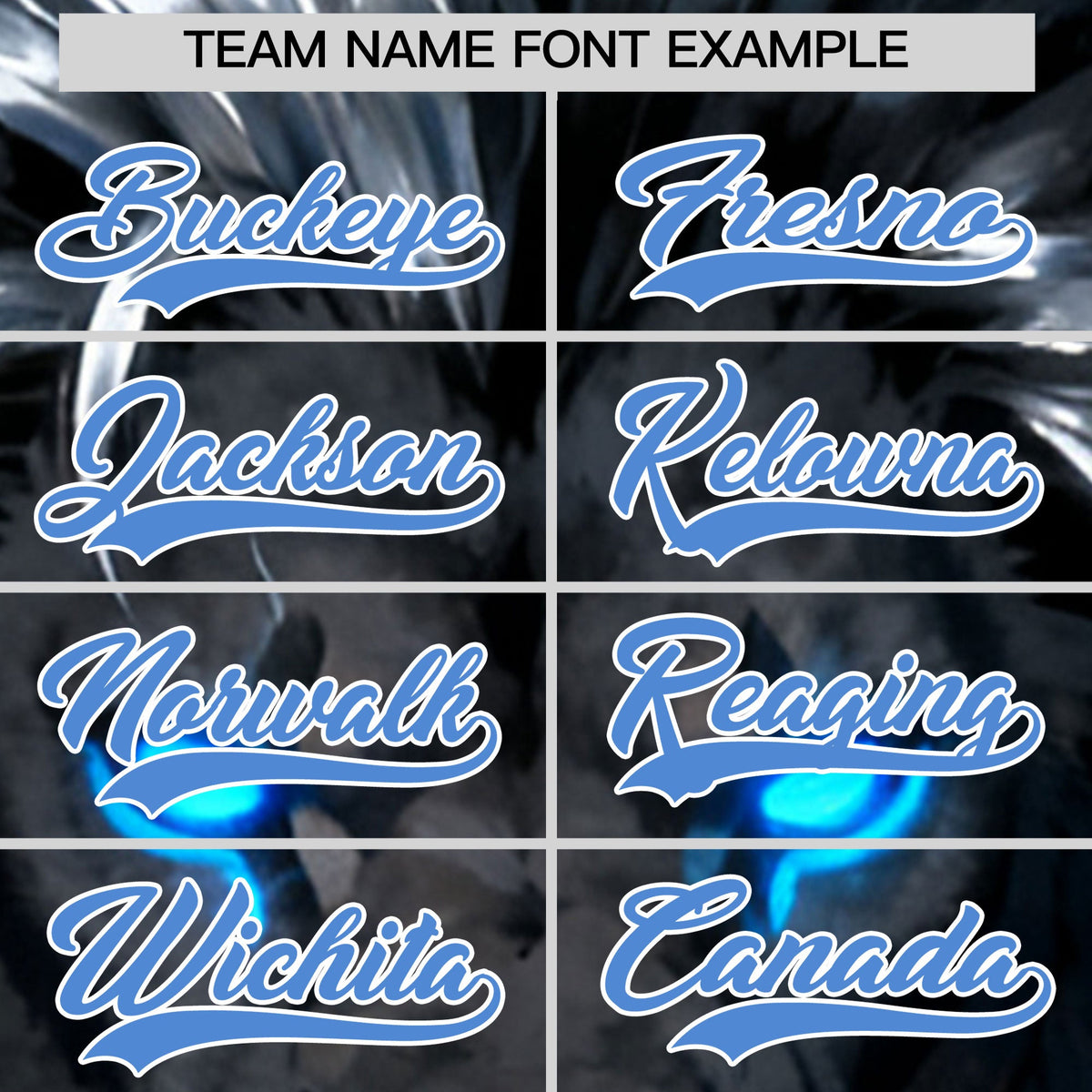 Custom Black Powder Blue White Lion Animal Series Personalization Graffiti Pattern Baseball Jersey| KXKSHOP