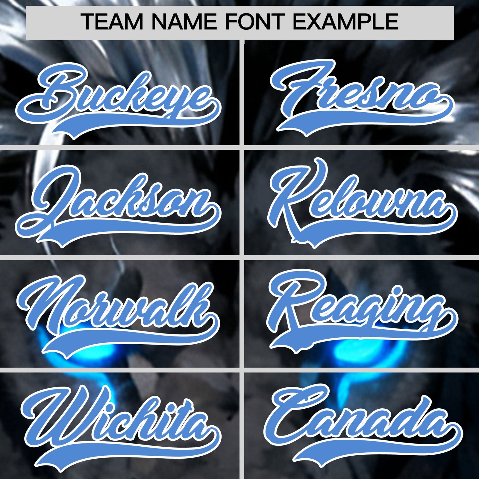 Custom Black Powder Blue White Lion Animal Series Personalization Graffiti Pattern Baseball Jersey| KXKSHOP