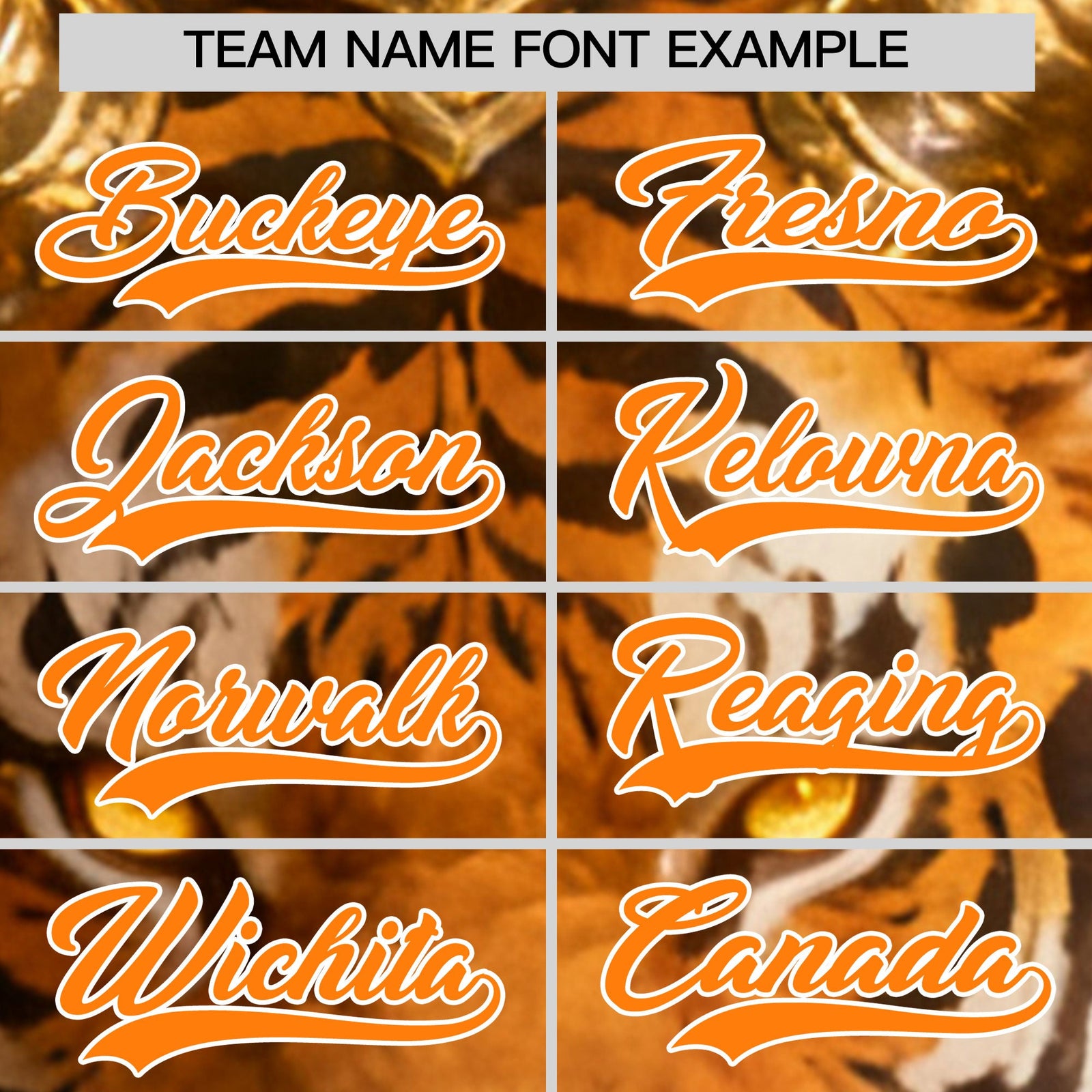 Custom Yellow Orange White Tiger Animal Series Personalization Graffiti Pattern Baseball Jersey| KXKSHOP