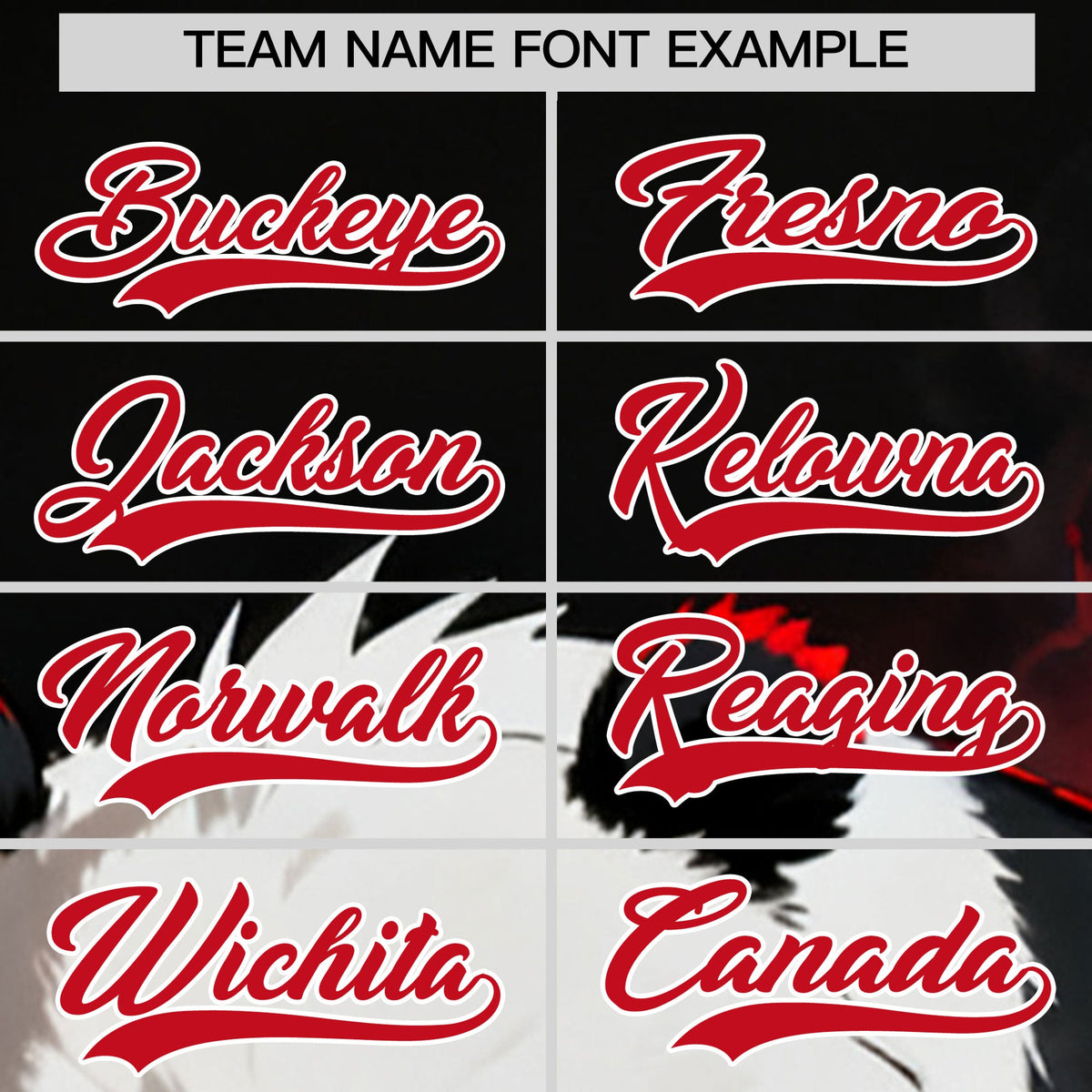 Custom Black White Red Panda Animal Series Personalization Graffiti Pattern Baseball Jersey| KXKSHOP