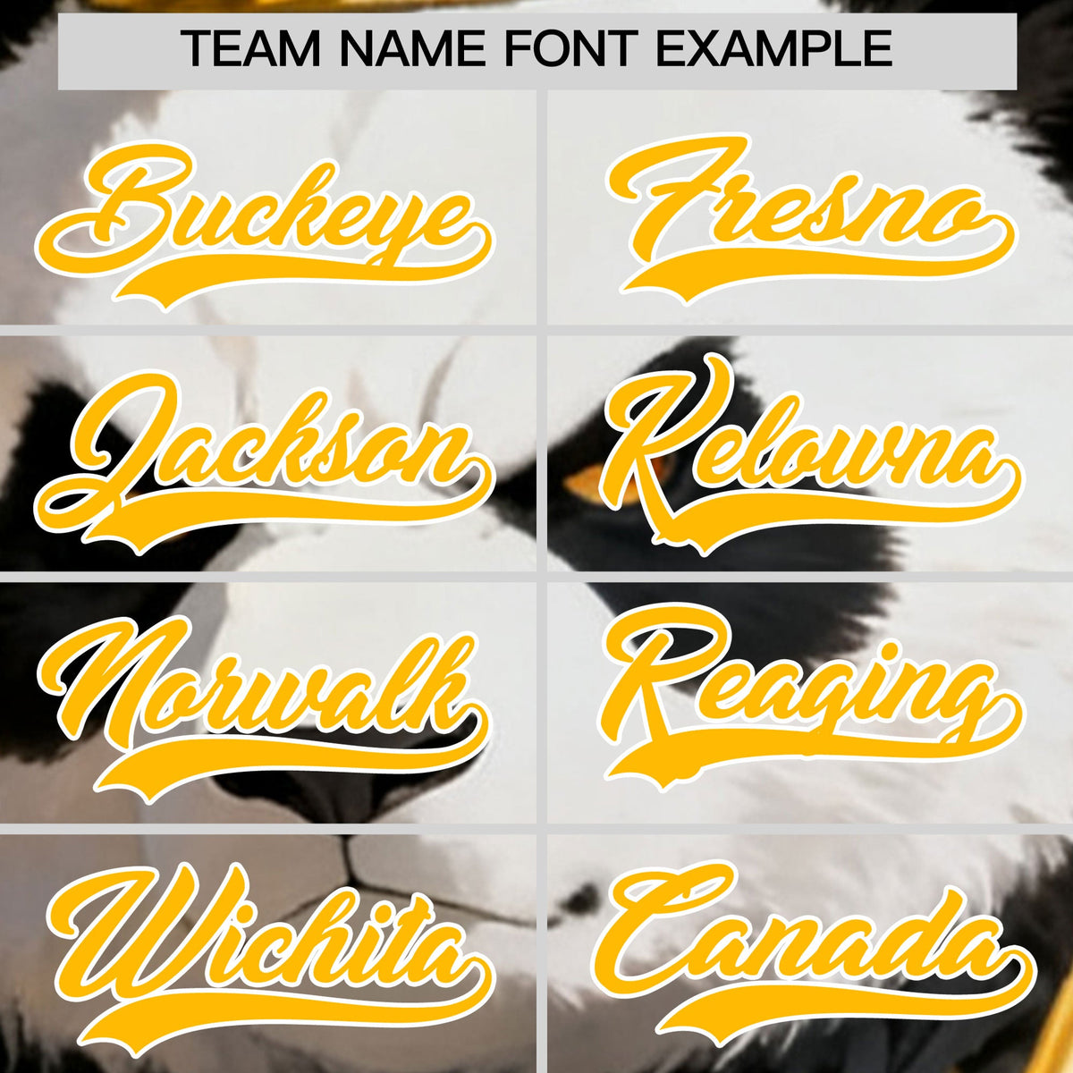 Custom Dark Blue Gold White Panda Animal Series Personalization Graffiti Pattern Baseball Jersey| KXKSHOP