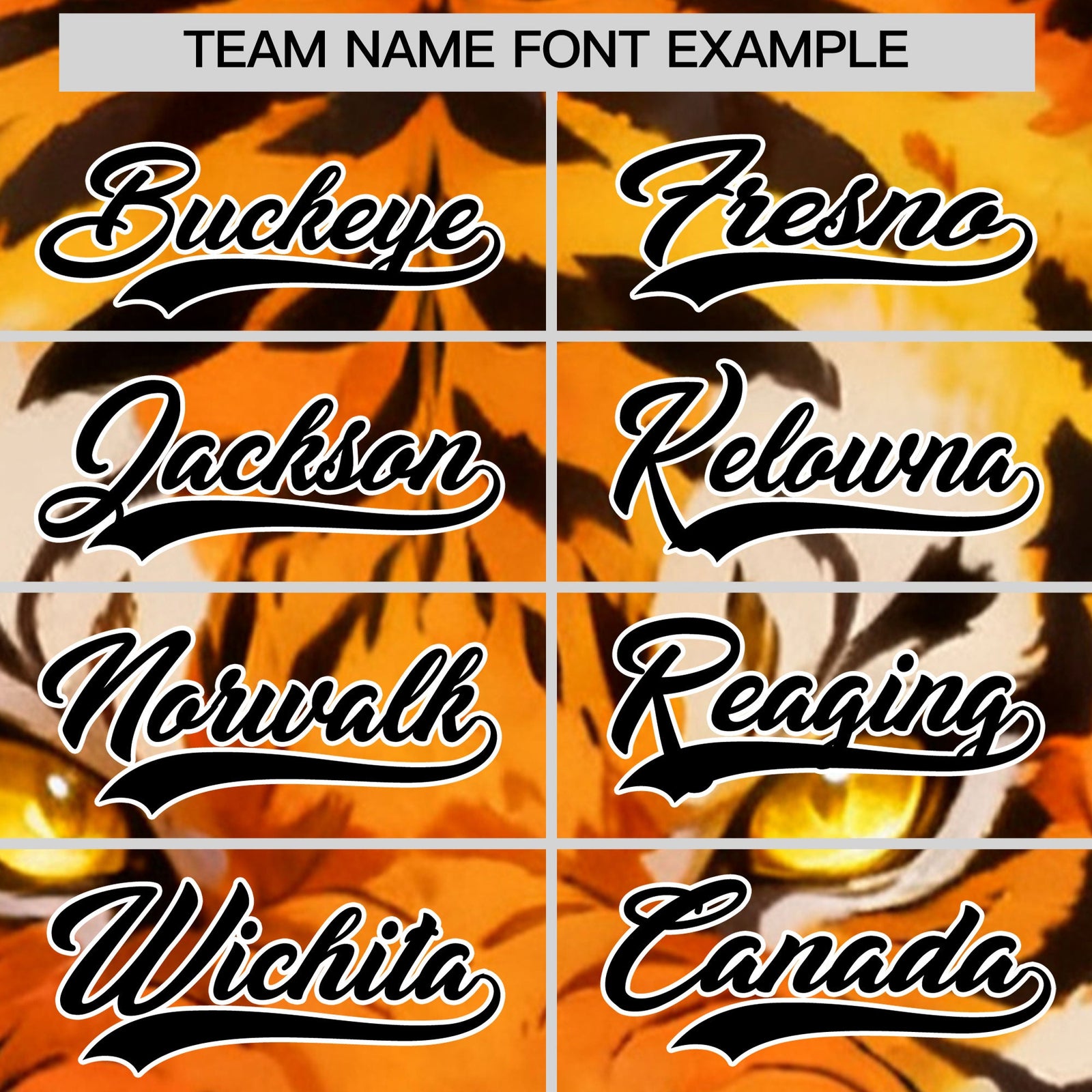 Custom Yellow Black White Tiger Animal Series Personalization Graffiti Pattern Baseball Jersey| KXKSHOP