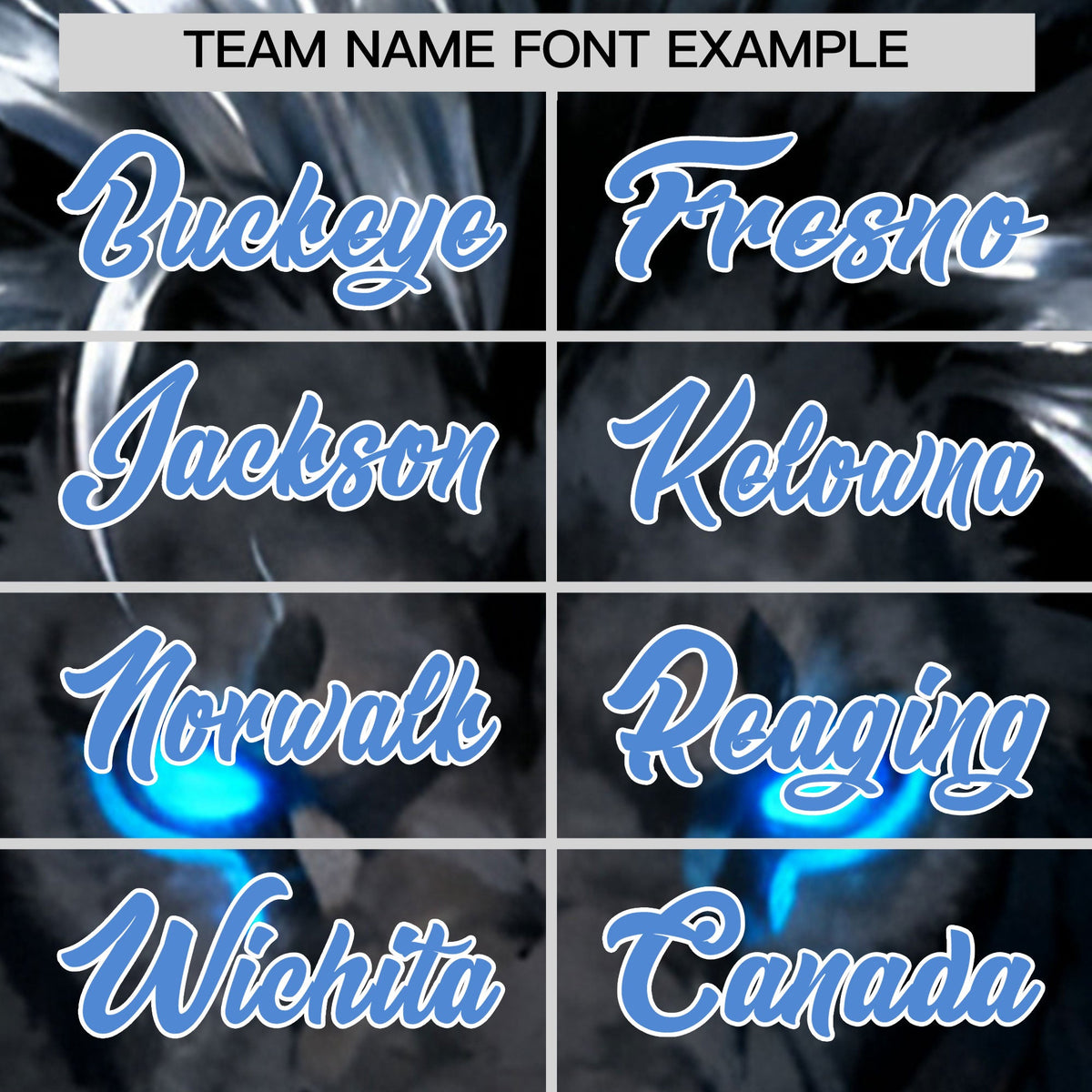 Custom Black Powder Blue White Lion Animal Series Personalization Graffiti Pattern Baseball Jersey| KXKSHOP