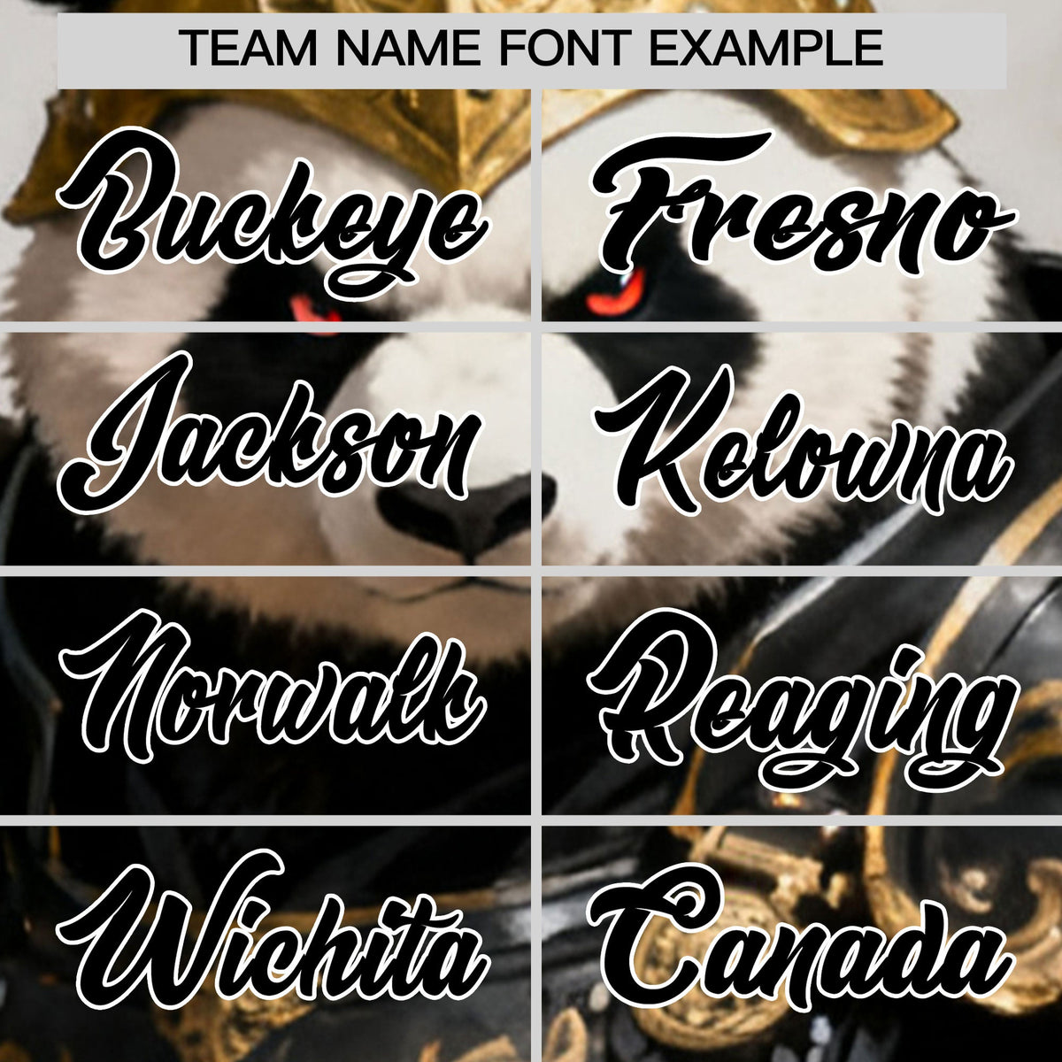 Custom White Black Panda Animal Series Personalization Graffiti Pattern Baseball Jersey| KXKSHOP