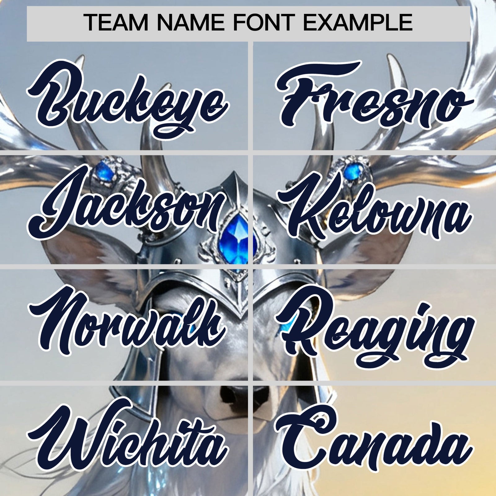 Custom White Navy Deer Animal Series Personalization Graffiti Pattern Baseball Jersey| KXKSHOP