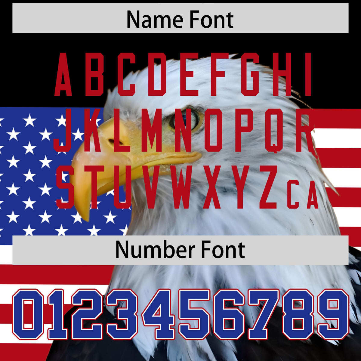 Custom Black Royal Blue White American Flag Graffiti Pattern Split Fashion Independence Day Stretch Fabric Baseball Jersey| KXKSHOP