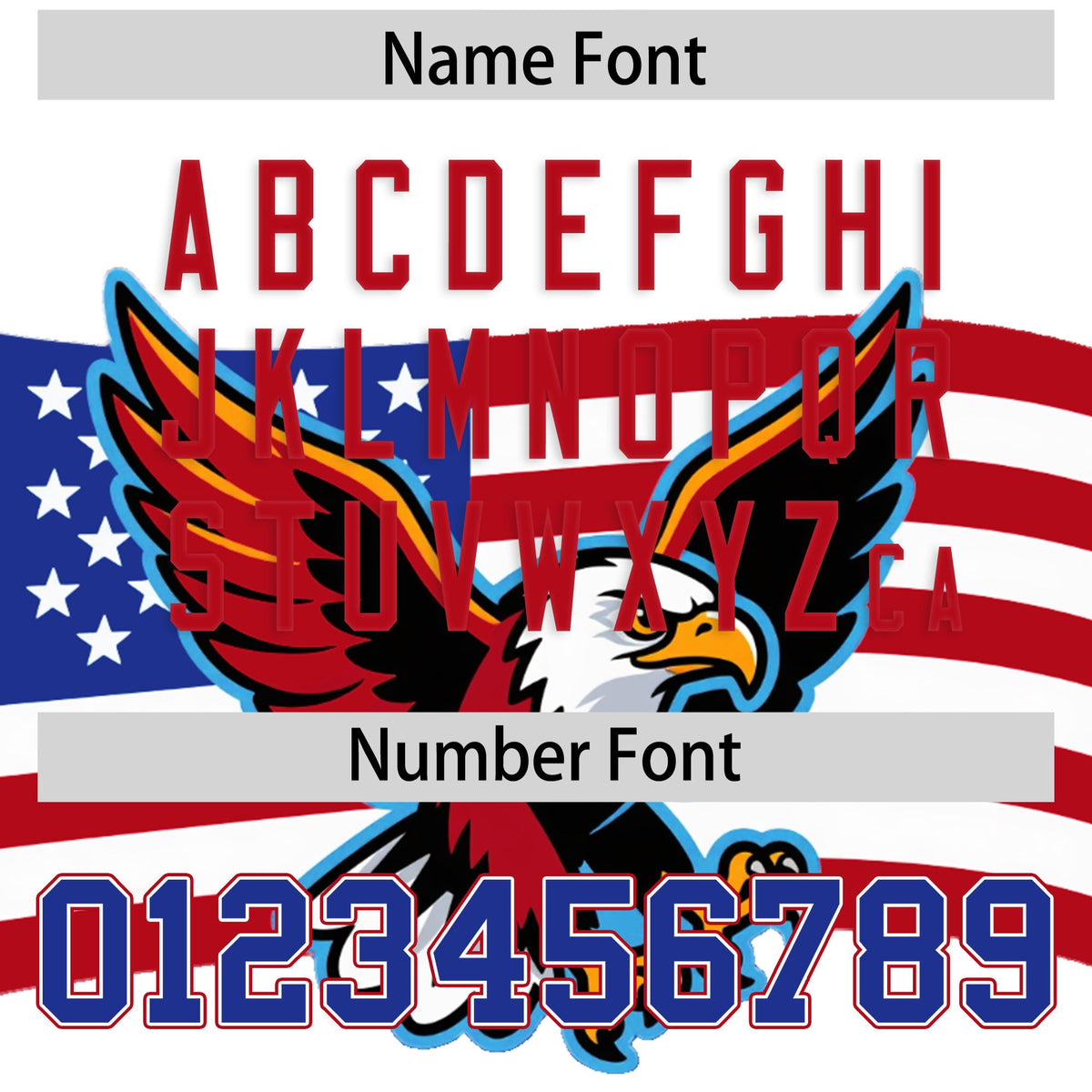 Custom White Royal Blue Red American Flag Graffiti Pattern Split Fashion Independence Day Quick Dry Baseball Jersey| KXKSHOP