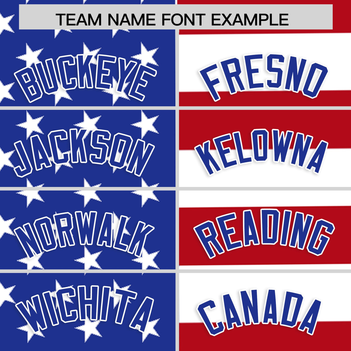 Custom Royal Blue Red White American Flag Graffiti Pattern Split Fashion Independence Day Stretch Fabric Baseball Jersey| KXKSHOP