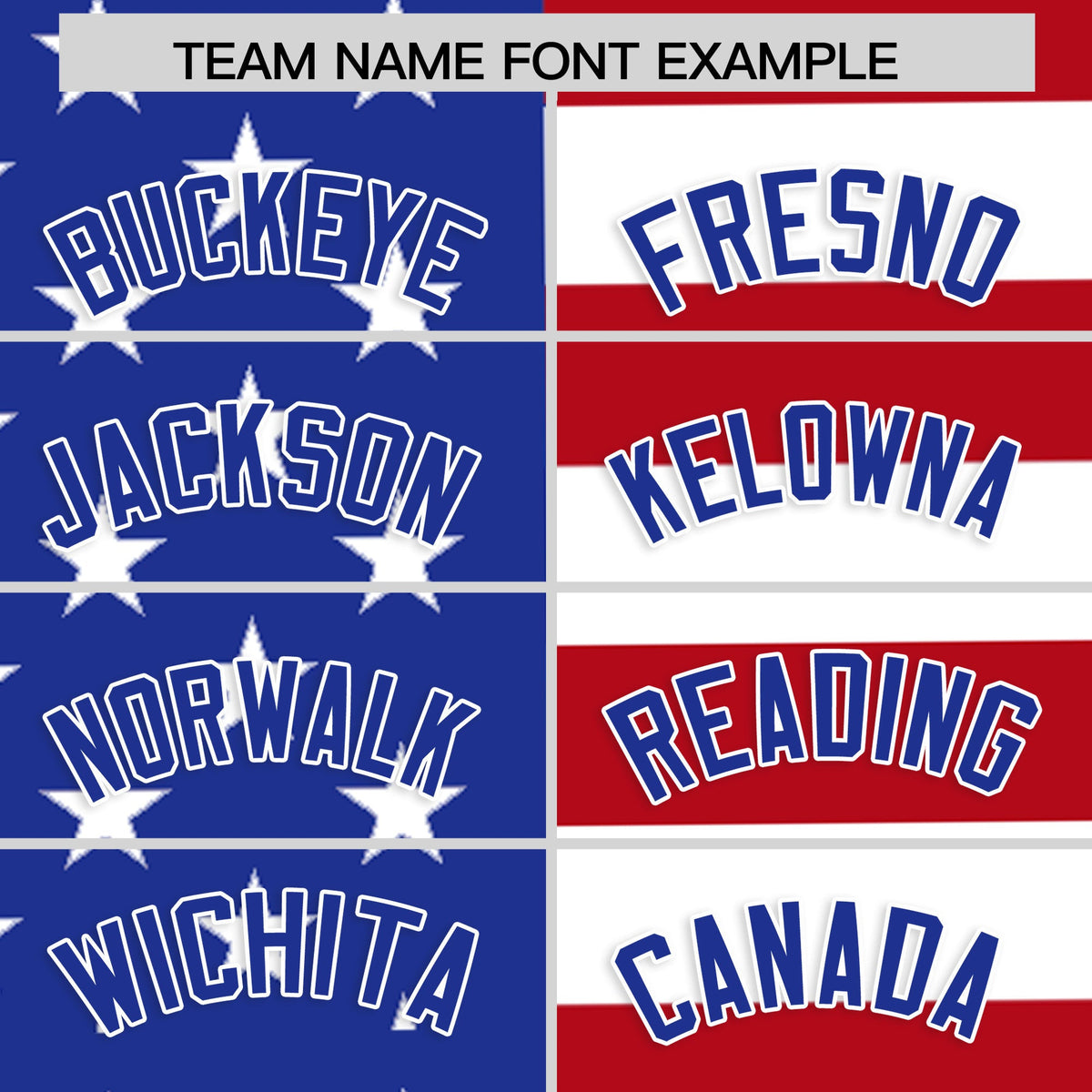 Custom Royal Blue Red White American Flag Graffiti Pattern Split Fashion Independence Day Stretch Fabric Baseball Jersey| KXKSHOP