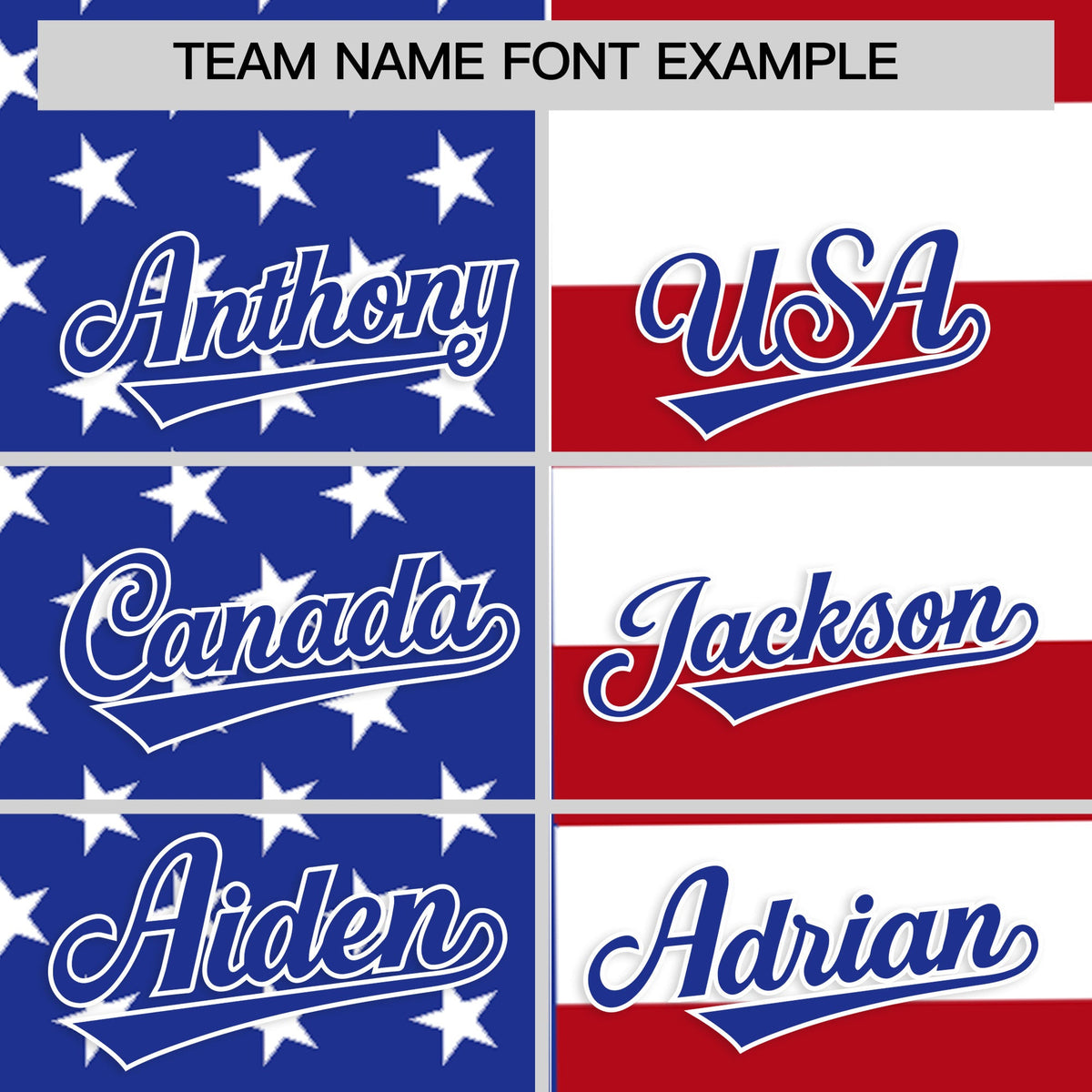 Custom Royal Blue Red White American Flag Graffiti Pattern Split Fashion Independence Day Stretch Fabric Baseball Jersey| KXKSHOP