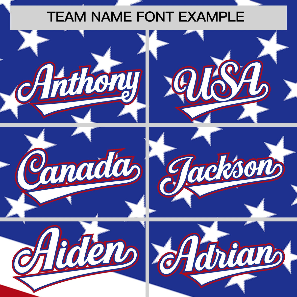 Custom Royal Blue Red White American Flag Graffiti Pattern Split Fashion Independence Day Quick Dry Baseball Jersey| KXKSHOP