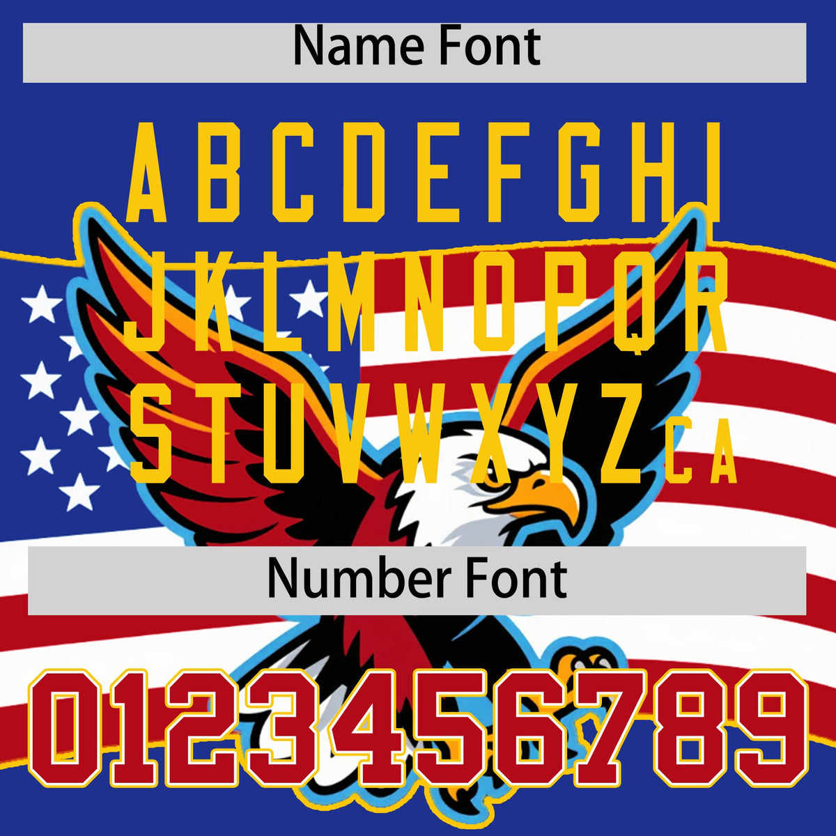 Custom Royal Blue White Red American Flag Graffiti Pattern Split Fashion Independence Day Quick Dry Baseball Jersey| KXKSHOP