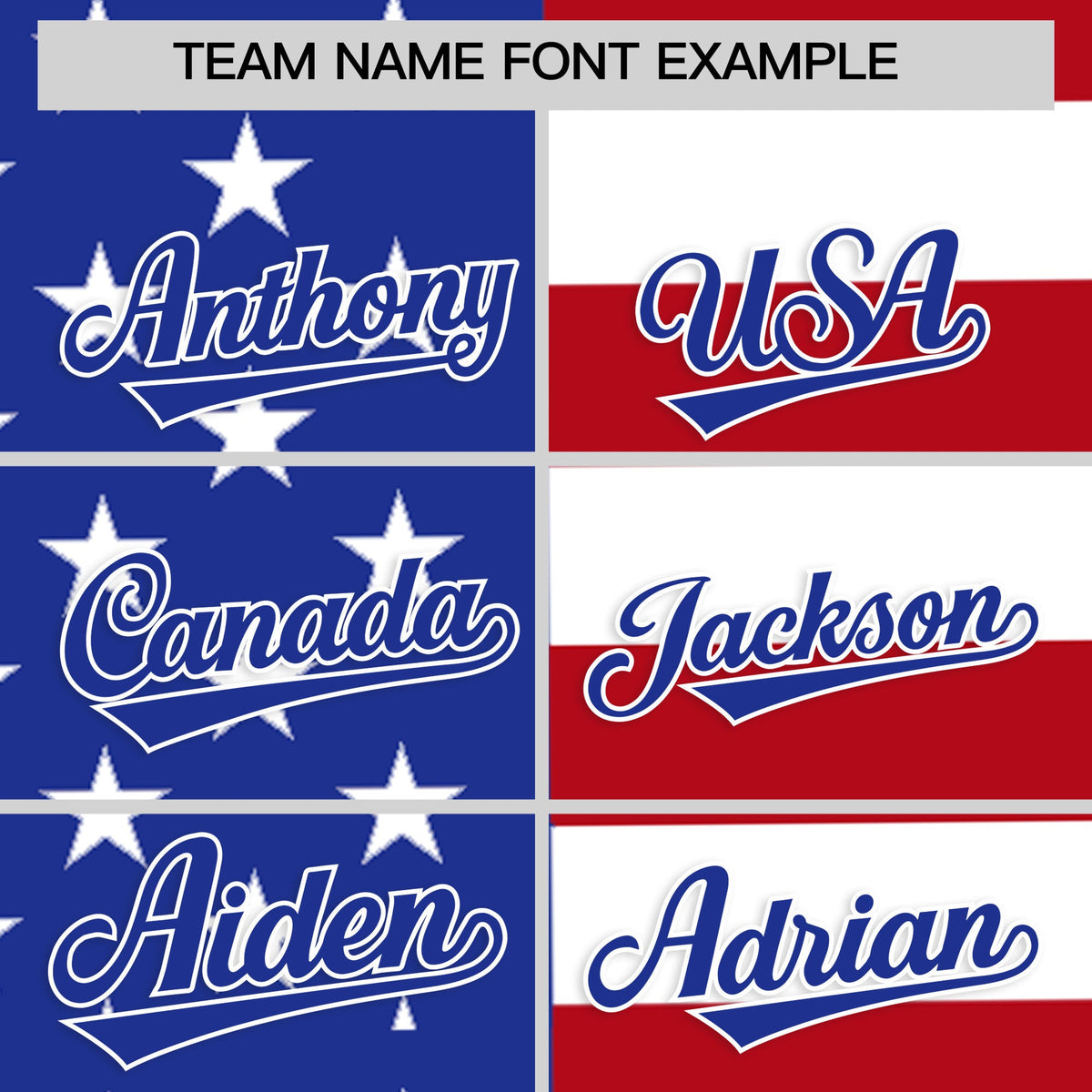 Custom Royal Blue Red White American Flag Graffiti Pattern Split Fashion Independence Day Stretch Fabric Baseball Jersey| KXKSHOP