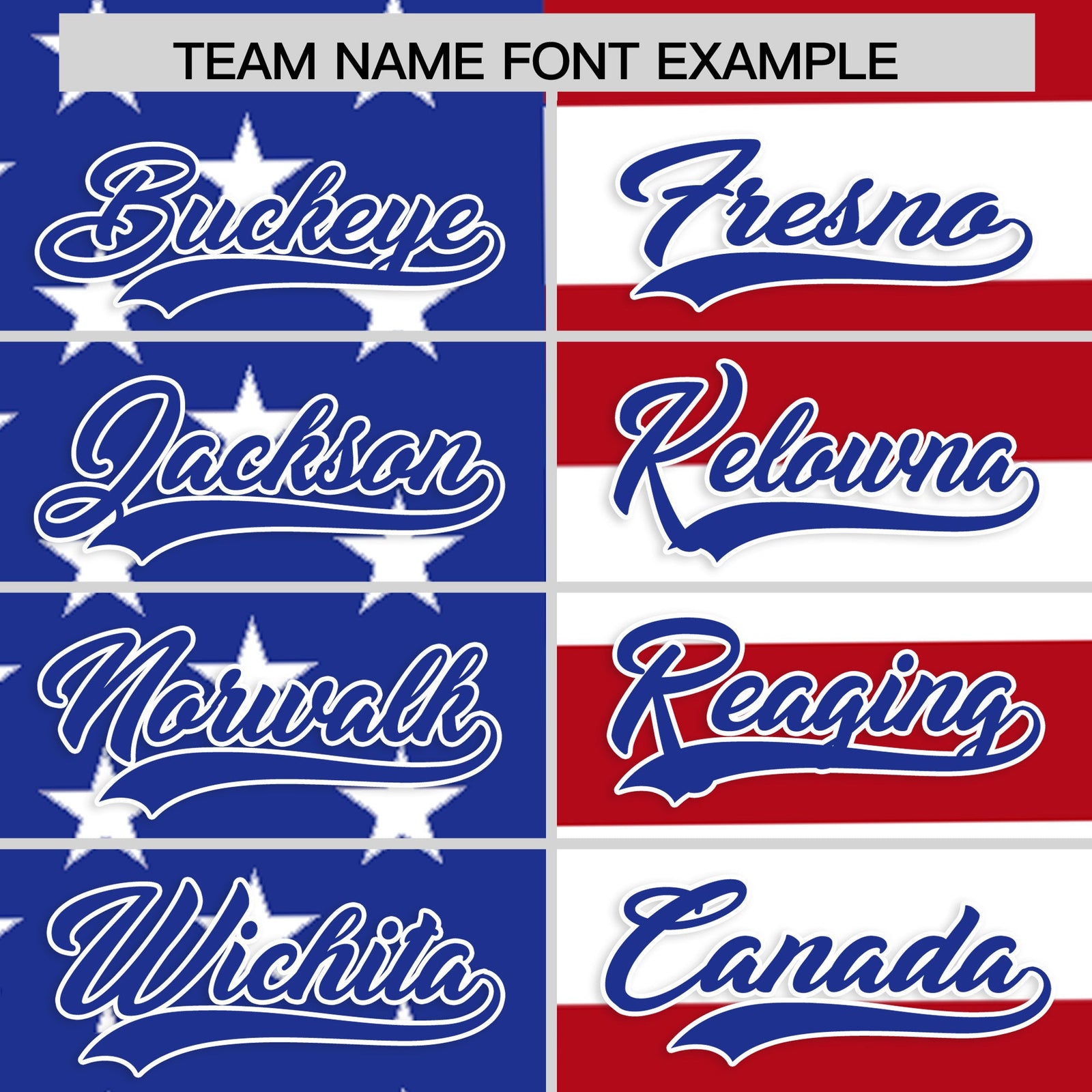 Custom Royal Blue Red White American Flag Graffiti Pattern Split Fashion Independence Day Stretch Fabric Baseball Jersey| KXKSHOP