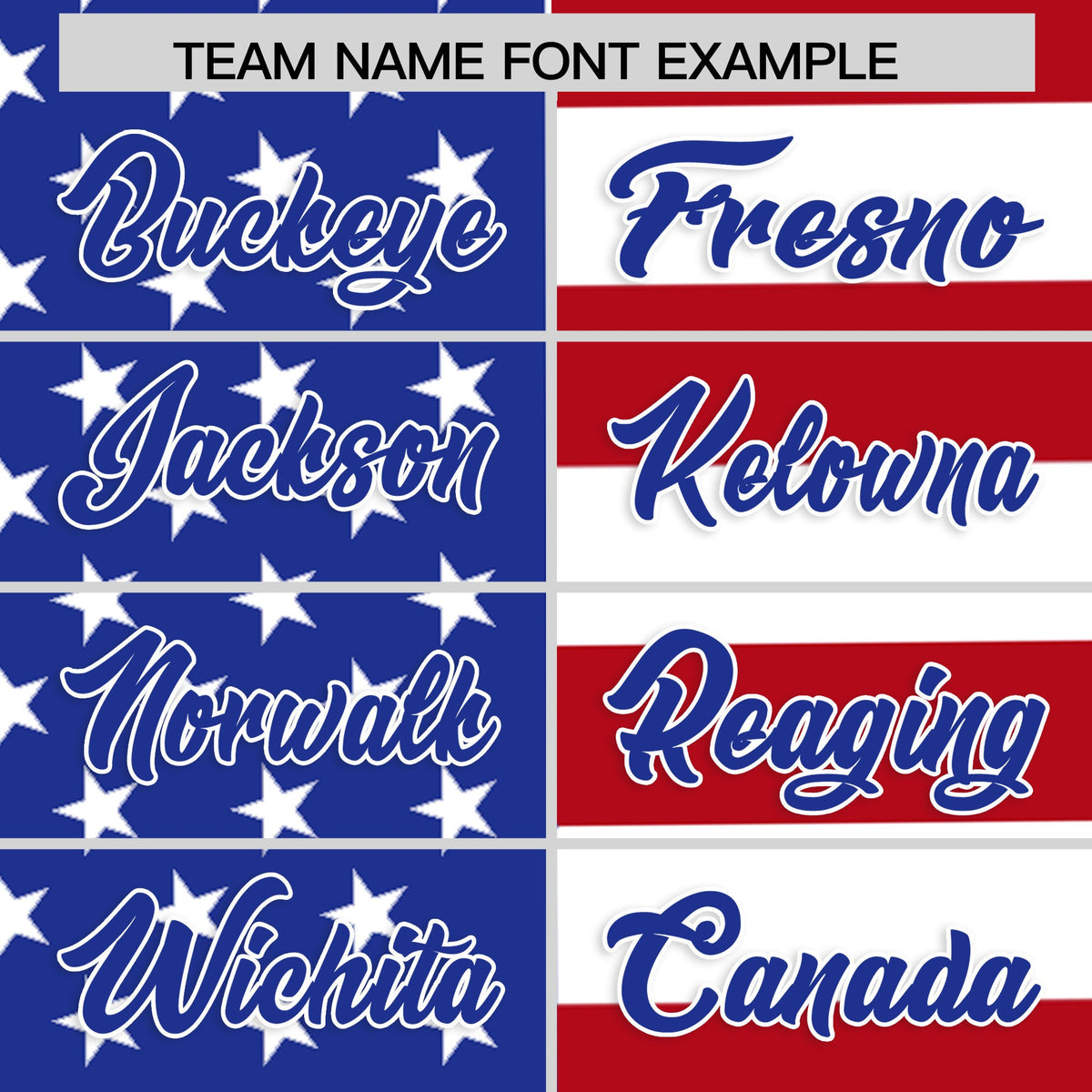 Custom Royal Blue Red White American Flag Graffiti Pattern Split Fashion Independence Day Stretch Fabric Baseball Jersey| KXKSHOP
