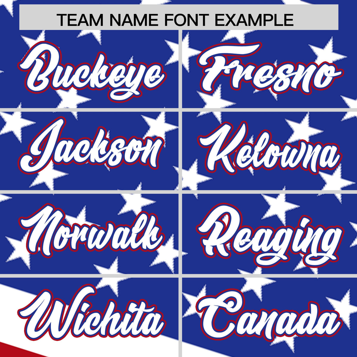 Custom Royal Blue Red White American Flag Graffiti Pattern Split Fashion Independence Day Quick Dry Baseball Jersey| KXKSHOP