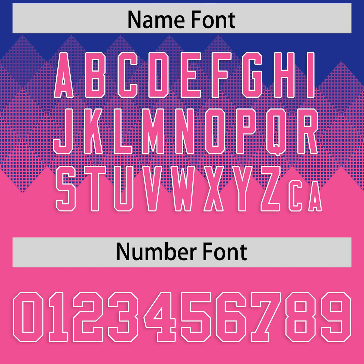 Custom Royal Pink Grid Blur Pattern Authentic Baseball Jersey