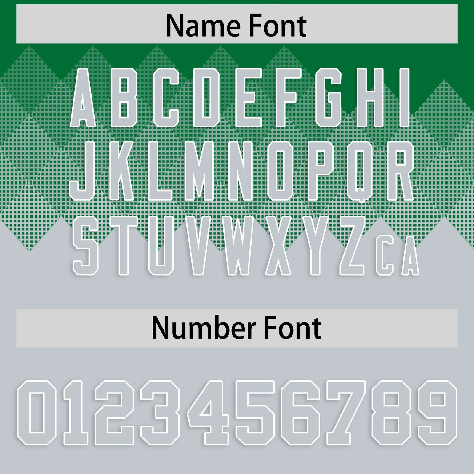 Custom Kelly Green Silver Grid Blur Pattern Authentic Baseball Jersey