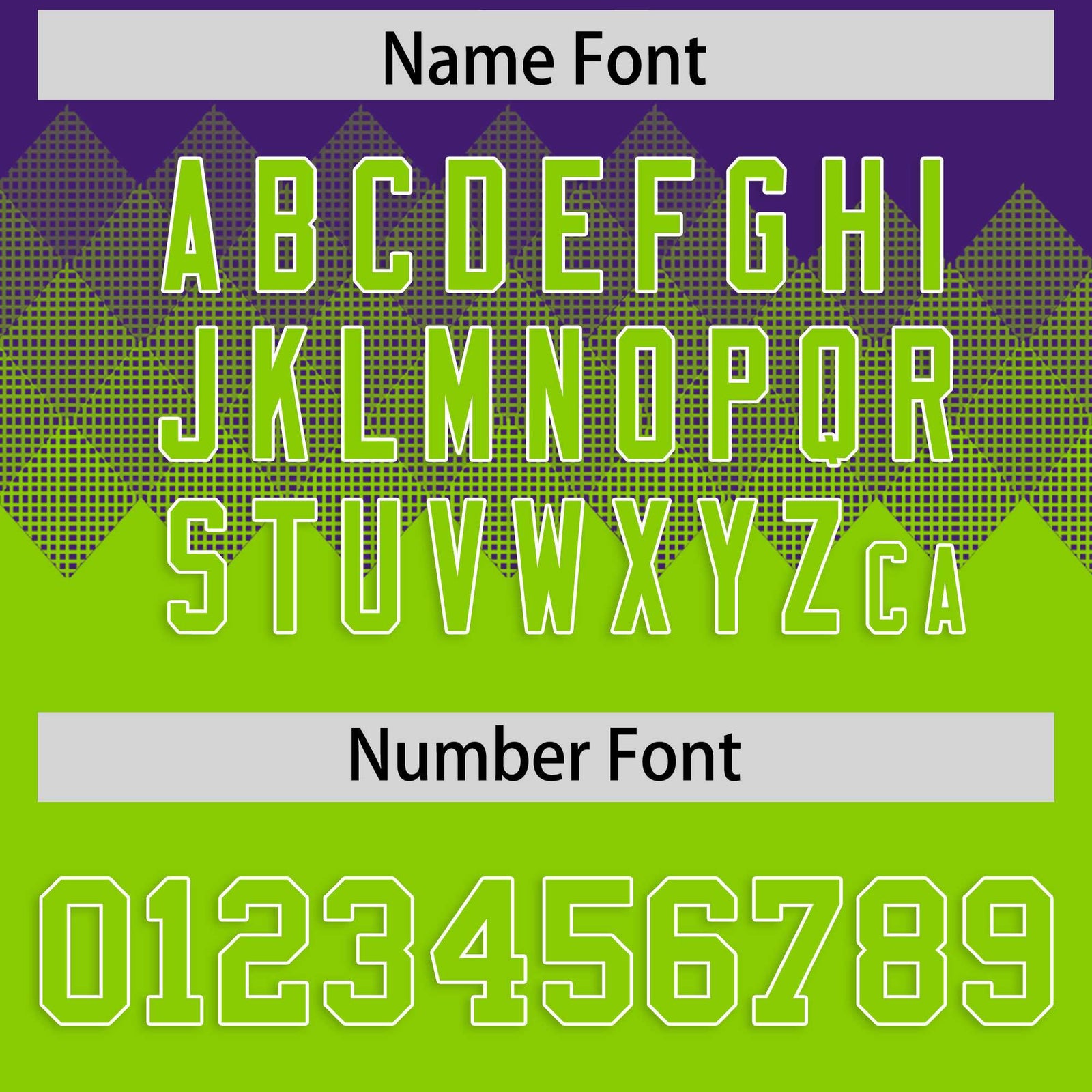 Custom Purple Neon Green Grid Blur Pattern Authentic Baseball Jersey