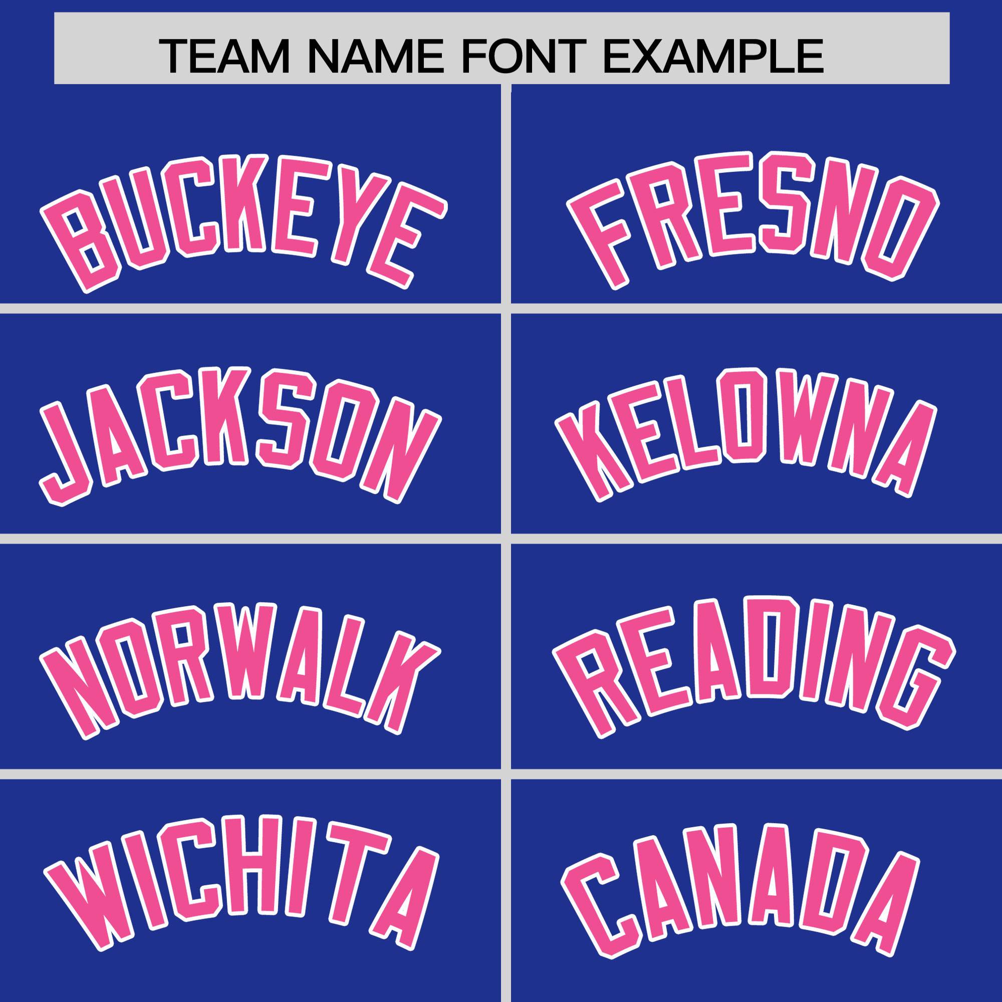 Custom Royal Pink Grid Blur Pattern Authentic Baseball Jersey