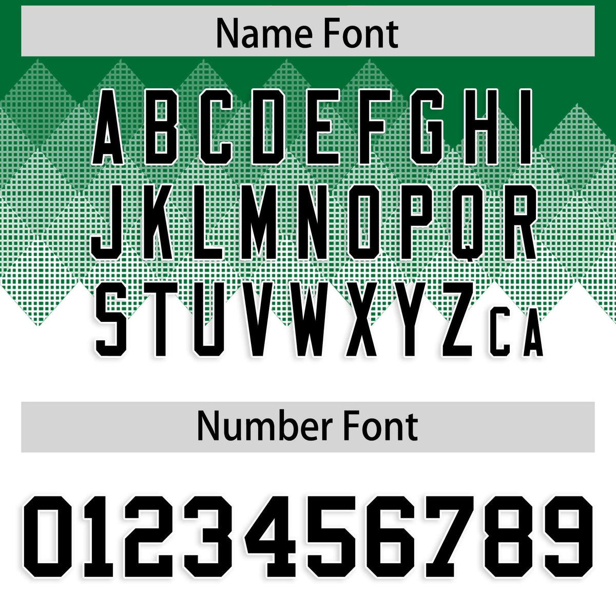 Custom Kelly Green White Grid Blur Pattern Authentic Baseball Jersey